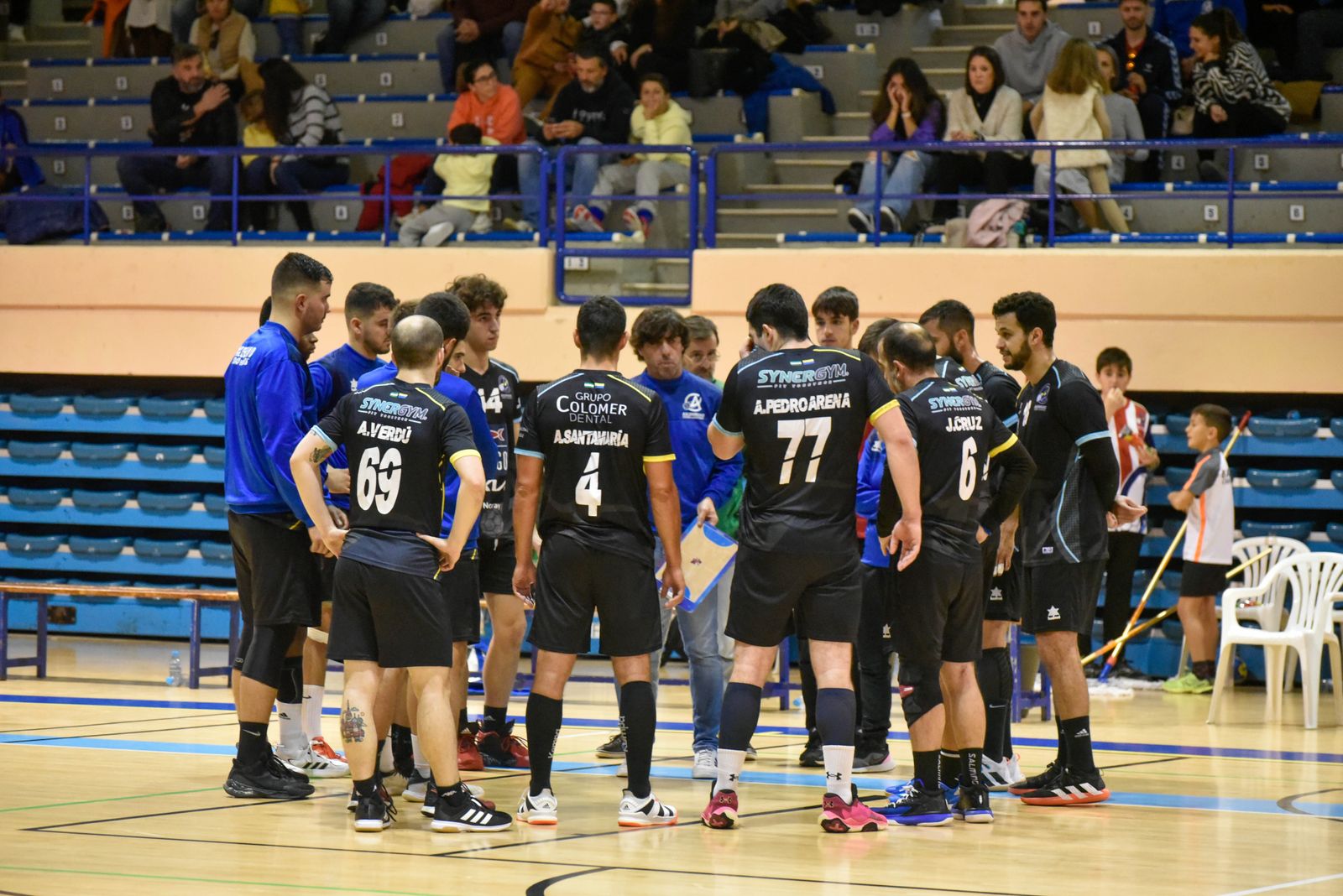 Un tiempo muerto del BM Ciudad de Algeciras