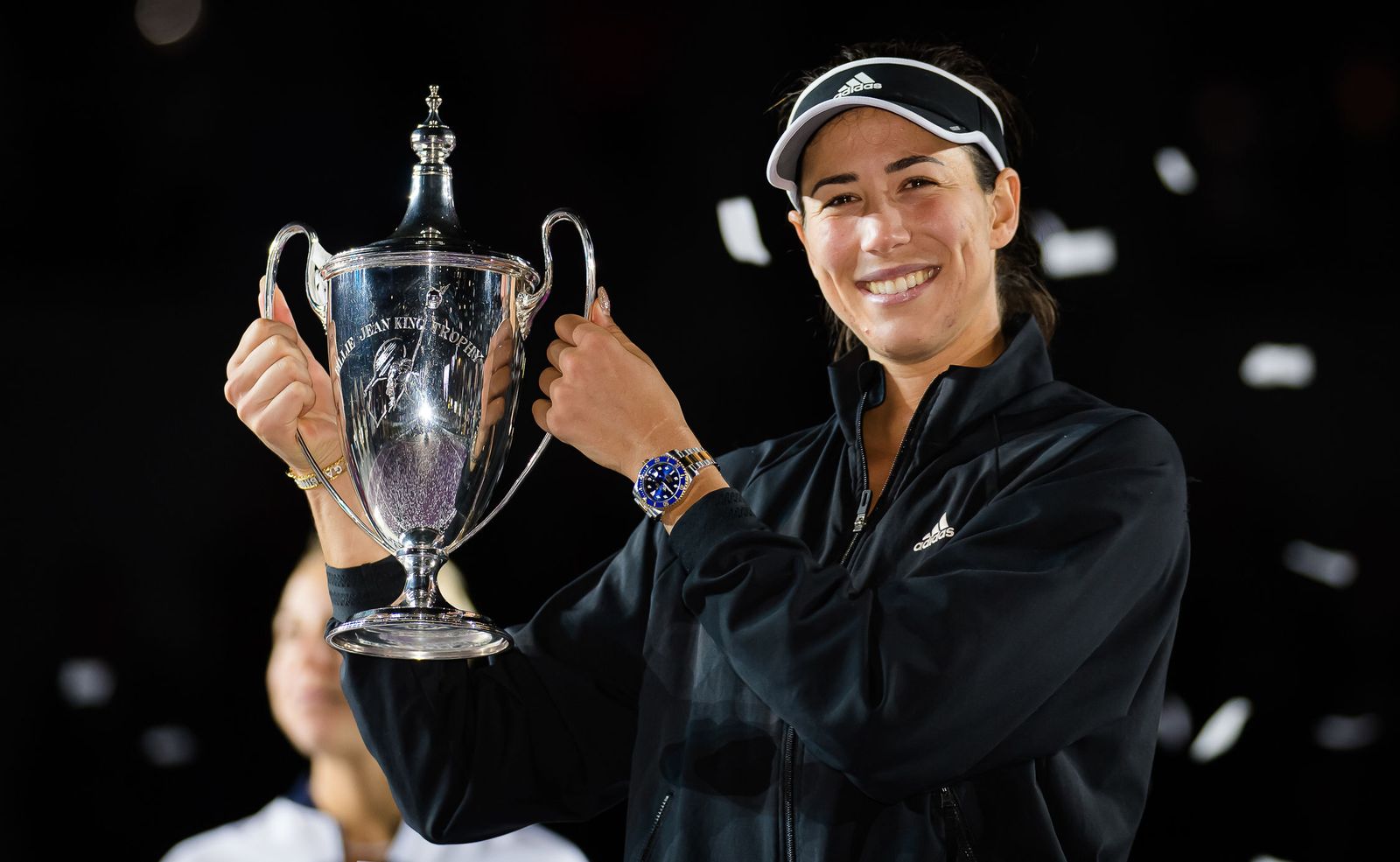 La celebración de Muguruza como 'maestra' del tenis