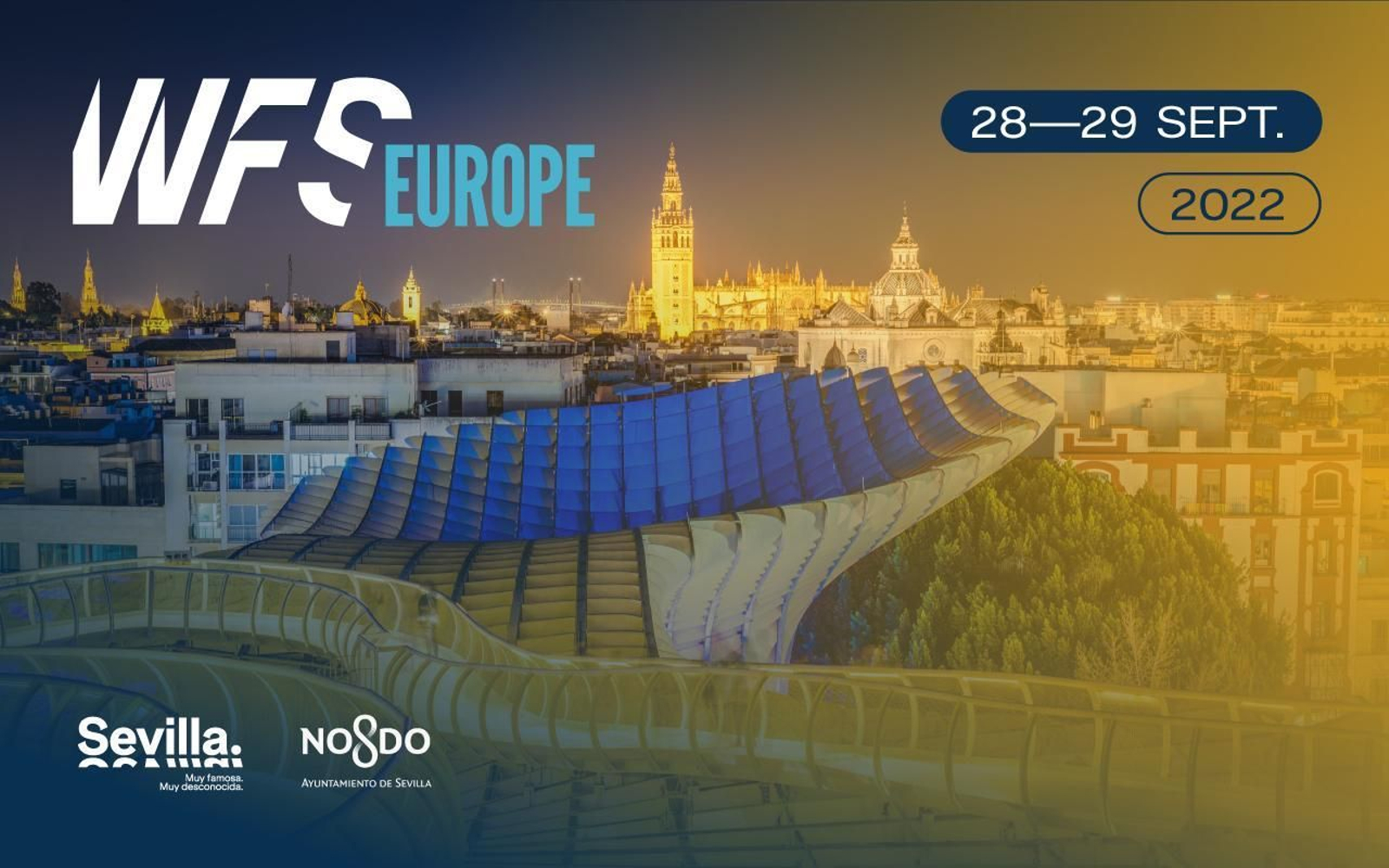 Cartel del WFS 2022, que se celebrará por primera vez en Sevilla.