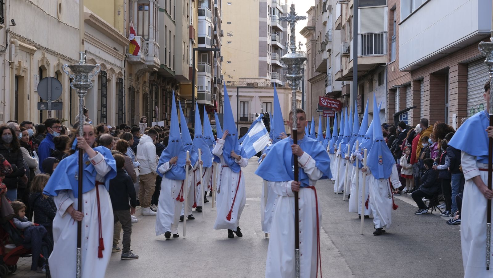 Procesión del Cristo del Amor en Almería, en imágenes