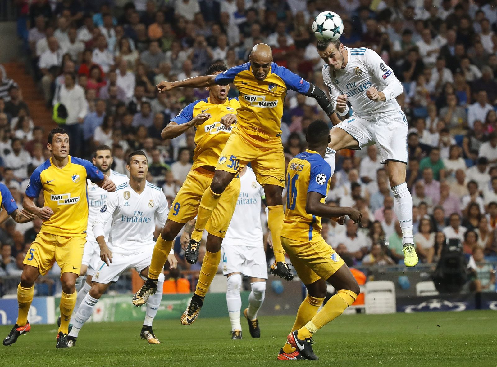 El Real Madrid-Apoel Nicosia