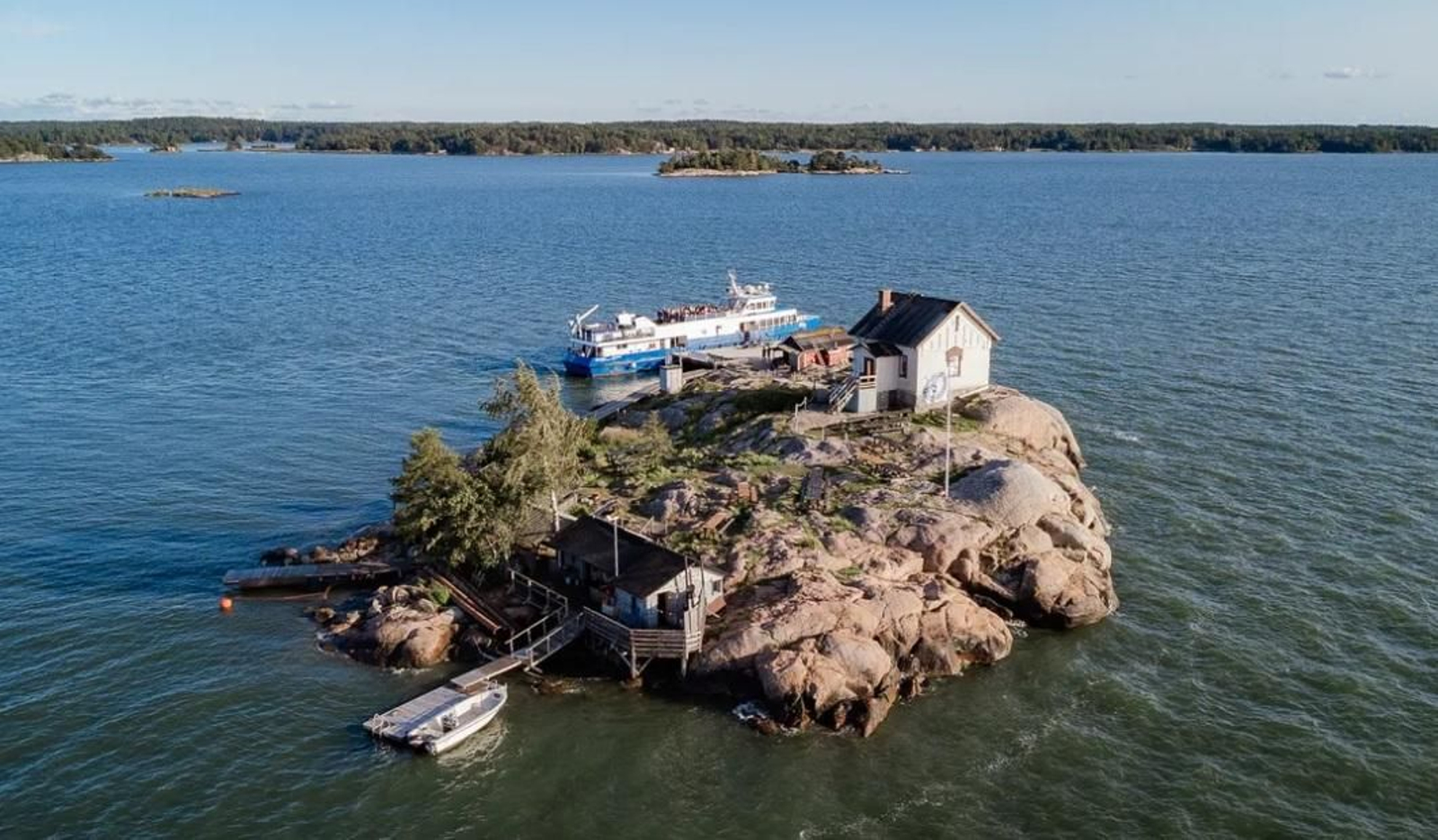 Isla privada en Turku, Finlandia.