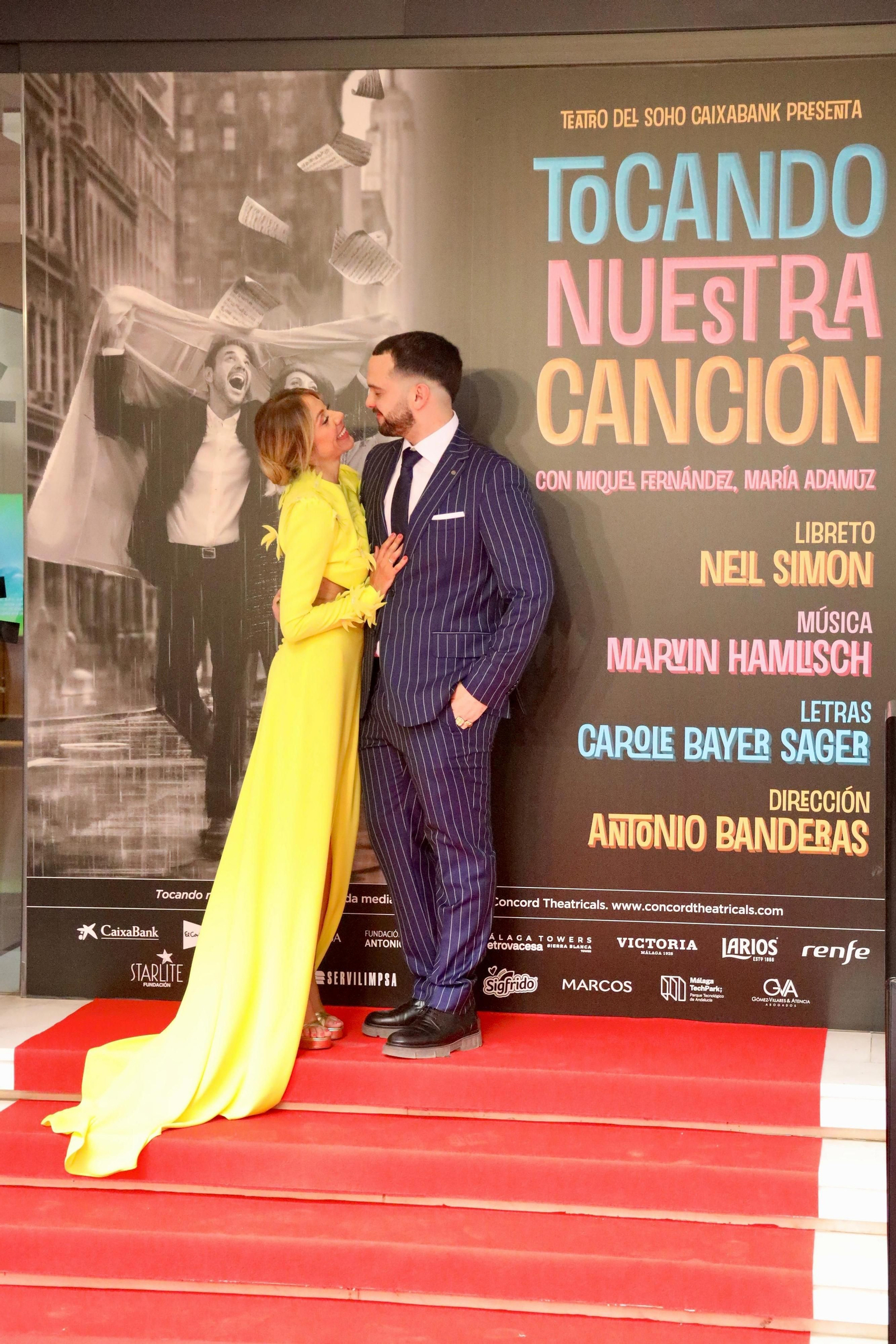 El estreno de 'Tocando nuestra canción', el nuevo musical de Antonio Banderas, en fotos
