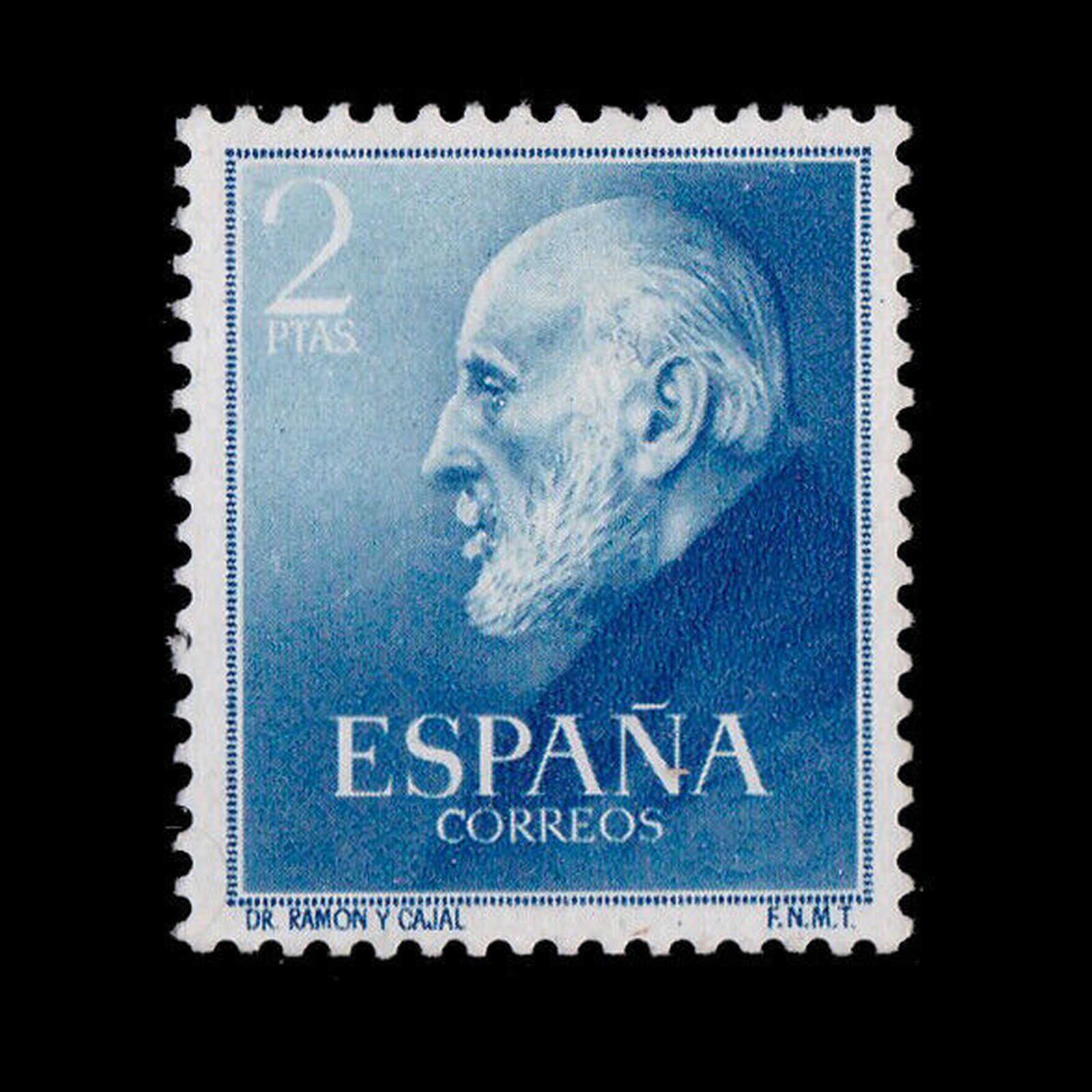 Sello de 1951 dedicado a Santiago Ramón y Cajal