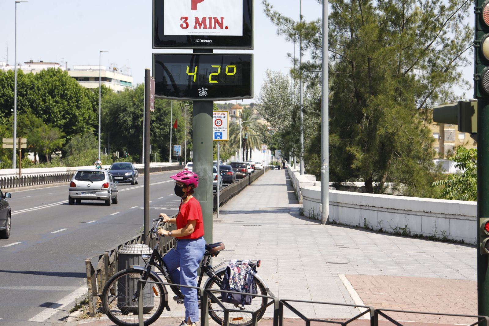 Las fotografías de un día de intenso calor en Córdoba