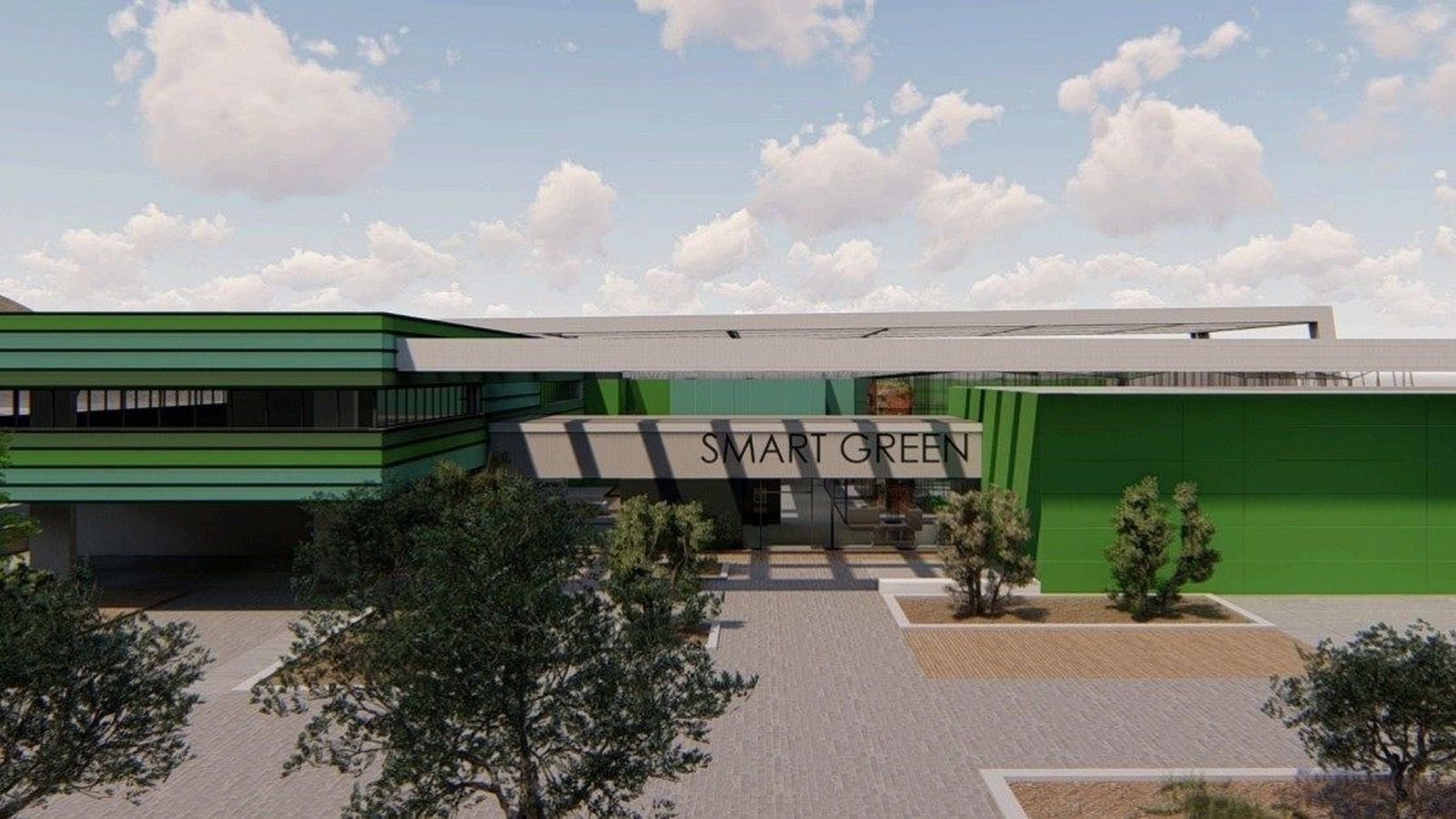 Imagen renderizada del Smart Green Cube que se construirá en el PITA.