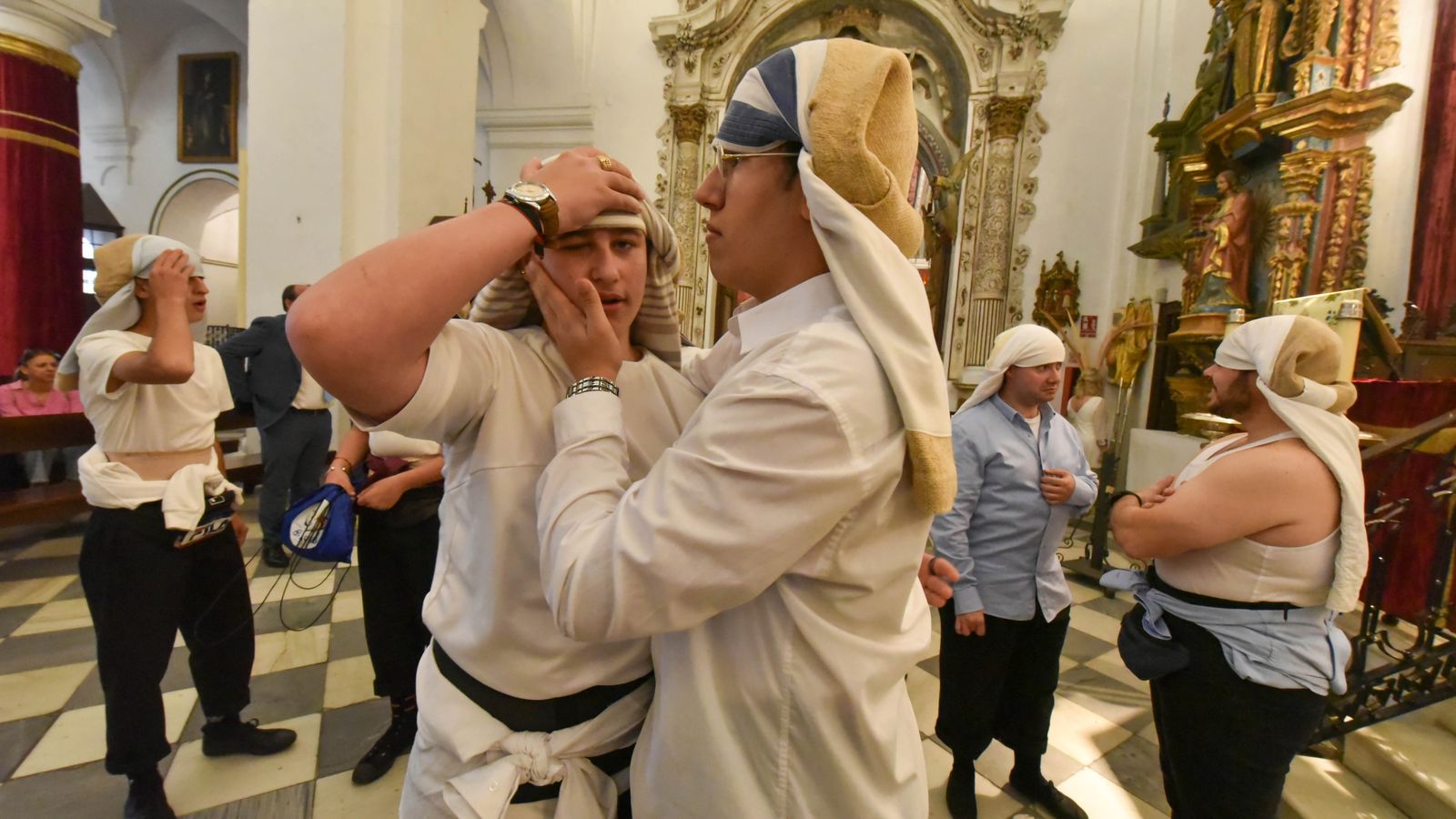 Fotos de la procesión del Resucitado en San Roque