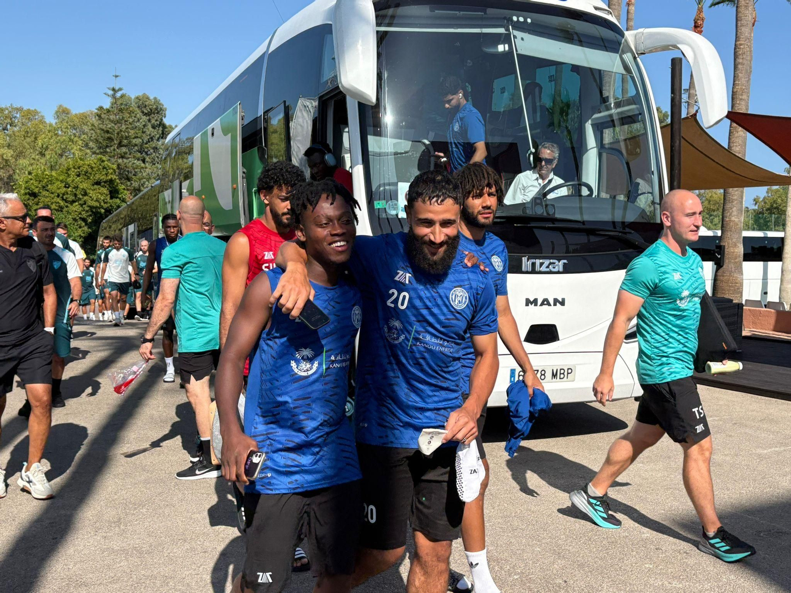 Cesc Fábregas y Fekir, entre los VIPS de Marbella antes del Málaga CF-Al-Wrakh