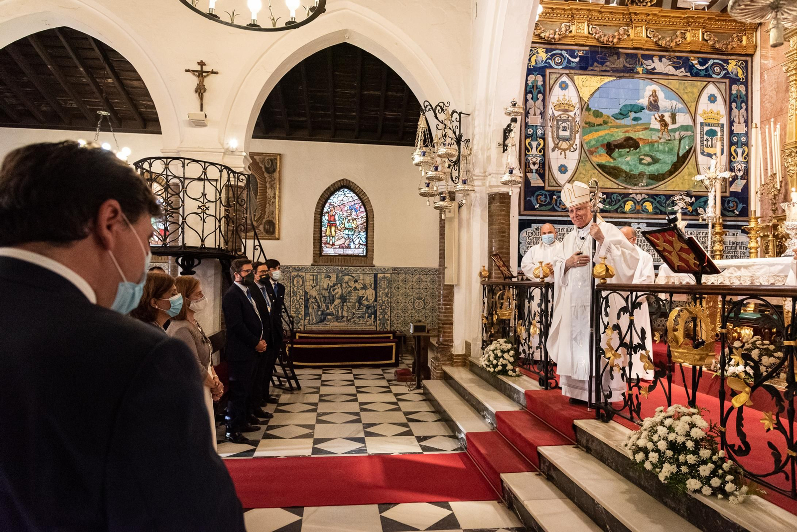Imágenes de la misa y acto de despedida del obispo de Huelva José Vilaplana