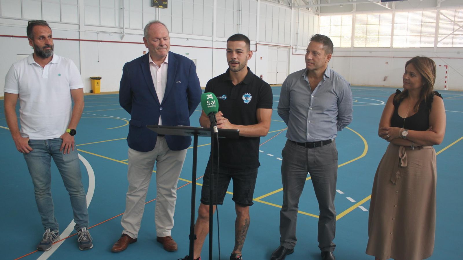 Acto de presentación del II Ttan Fight Tournament, en el pabellón Enrique Márquez.