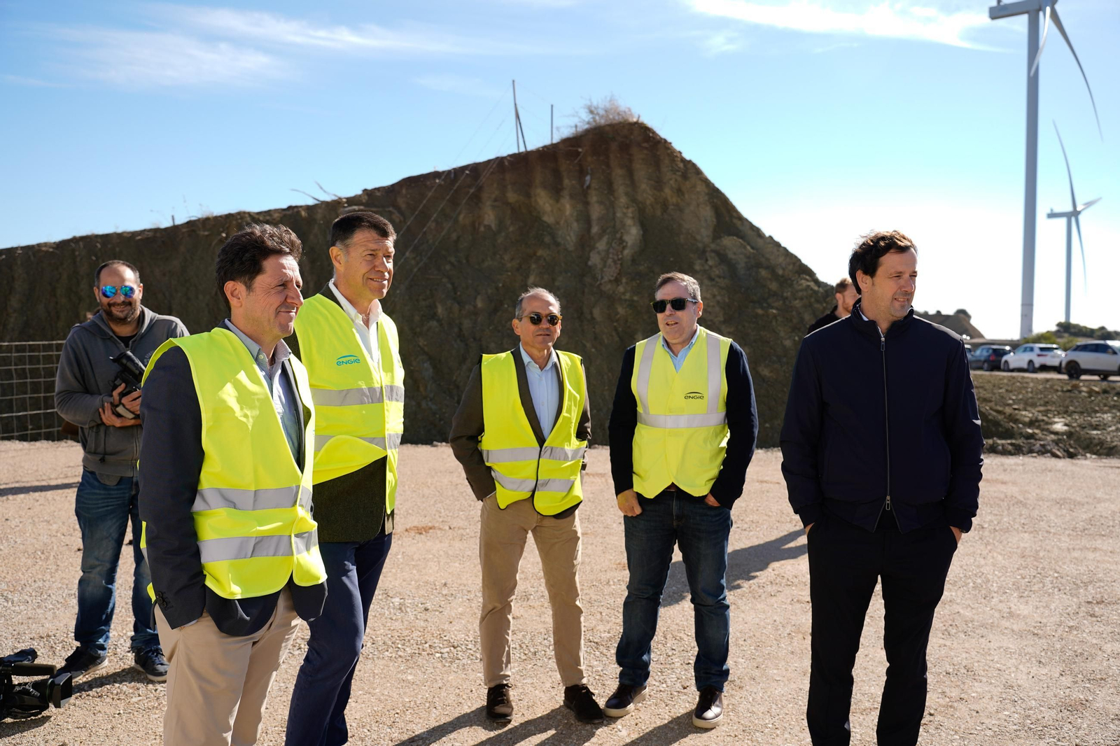 Las fotos de la inauguración de los parques eólicos El Padrón y Cerro Cabello de Los Barrios