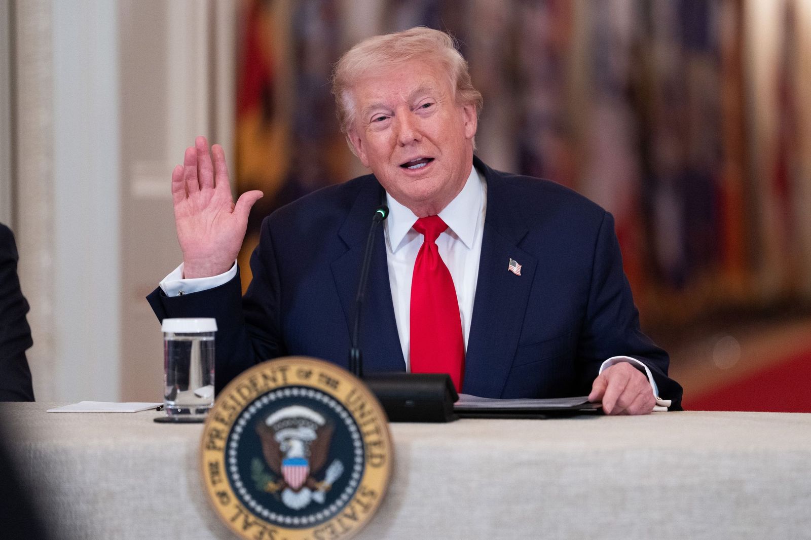 El presidnente de Estados Unidos, Donald Trump.