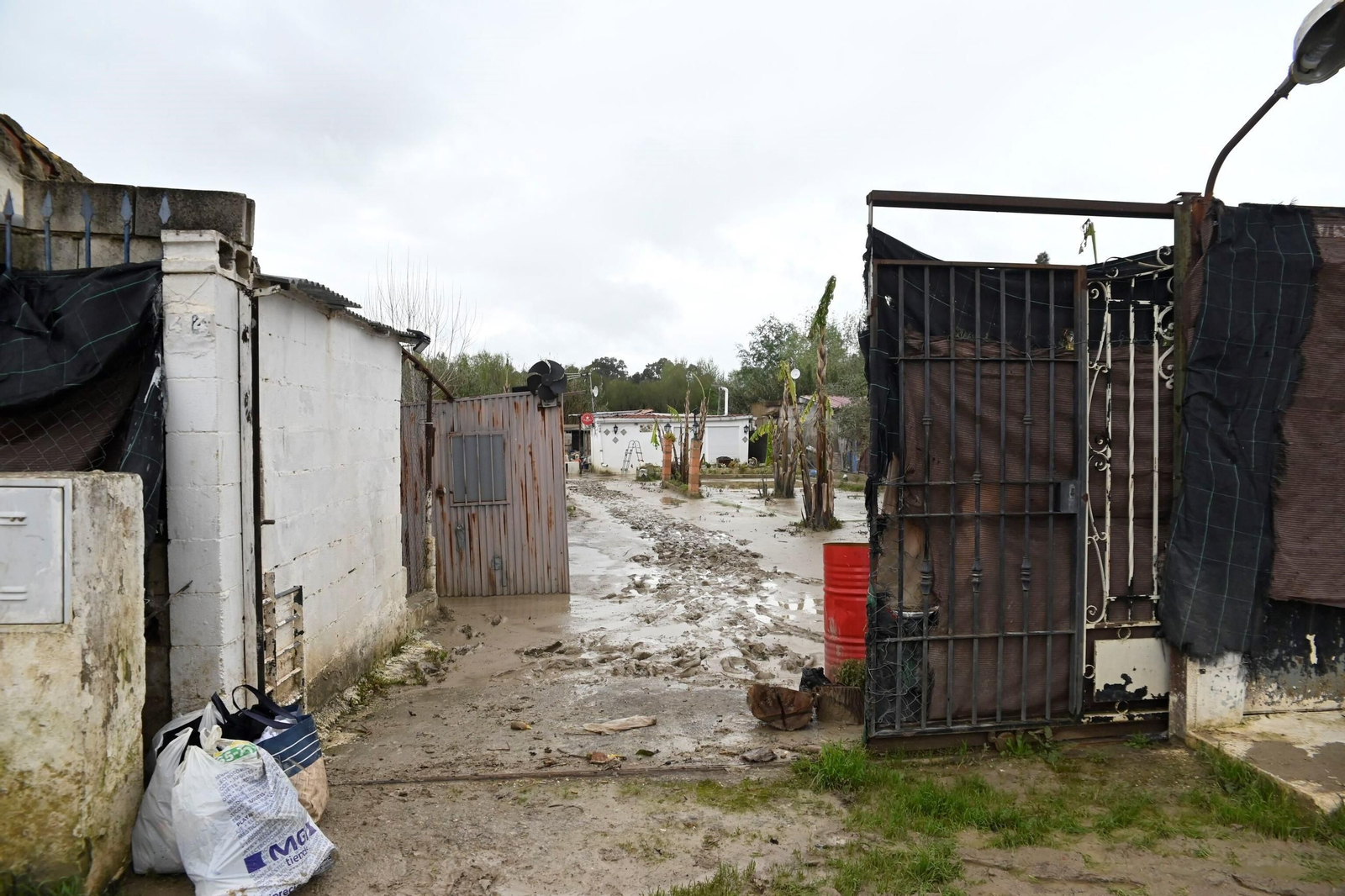 La parcelación de Guadalvalle tras el paso del temporal