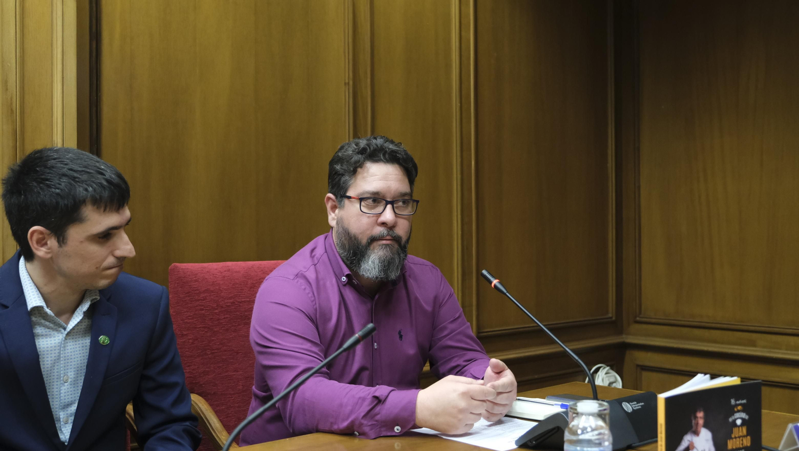 Imágenes de la presentación del libro del cocinero Juan Moreno, en la Diputación de Almería