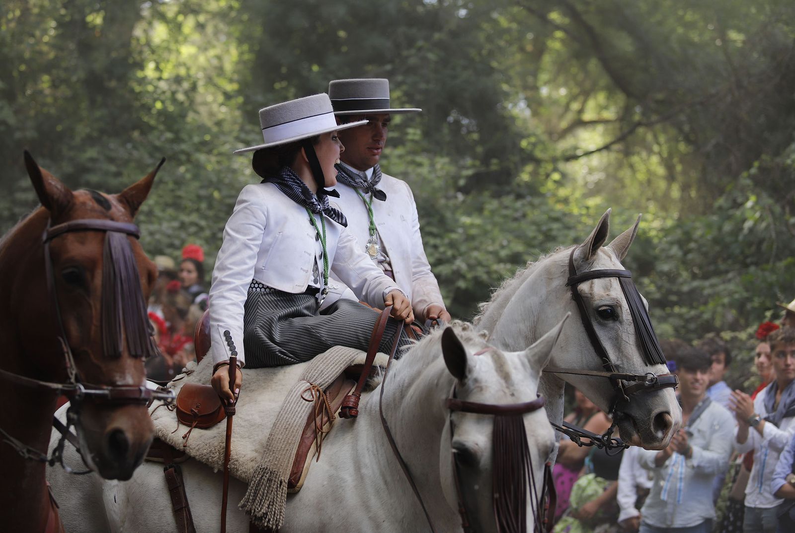 Imágenes de la Hermandad de Huelva a su paso por El Charco