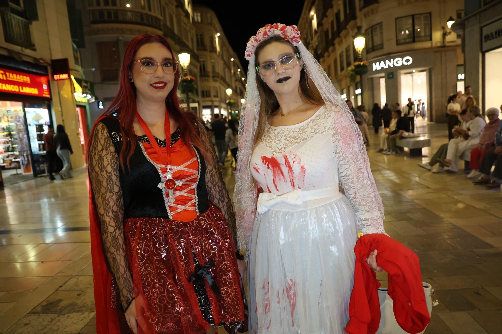La noche de Halloween en Málaga, en imágenes