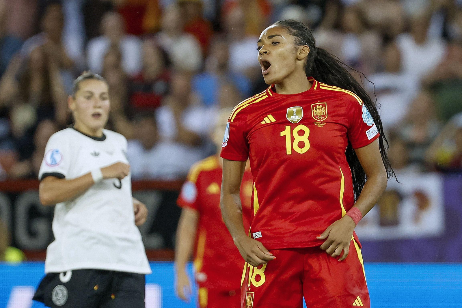 Las mejores imágenes del pase a la final de España ante Alemania en la Eurocopa femenina