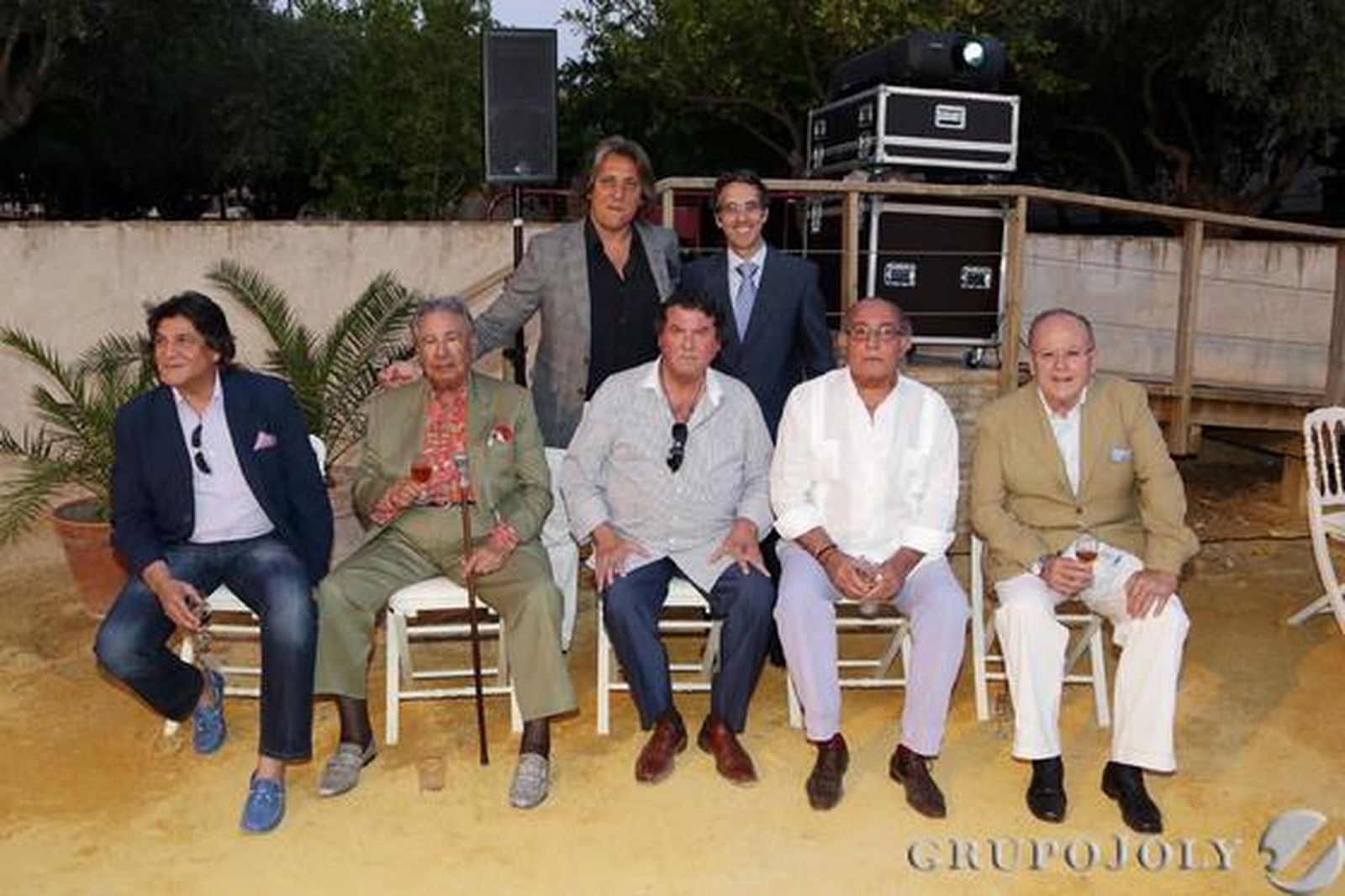 Vicente Soto, Manuel Morao, Luis 'El Zambo', Fernando de la Morena, Benito Ortegón, Luis Ramos y Fran Pereira.

Foto: Manuel Pascual · Miguel Angel Gonzalez · Manuel Aranda