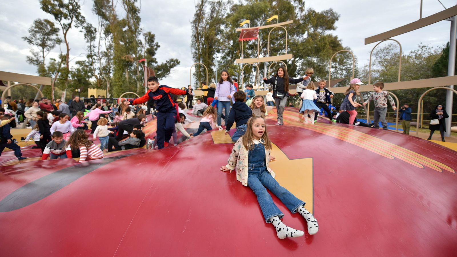 La inauguración del parque Barbésula en Guadiaro, en imágenes