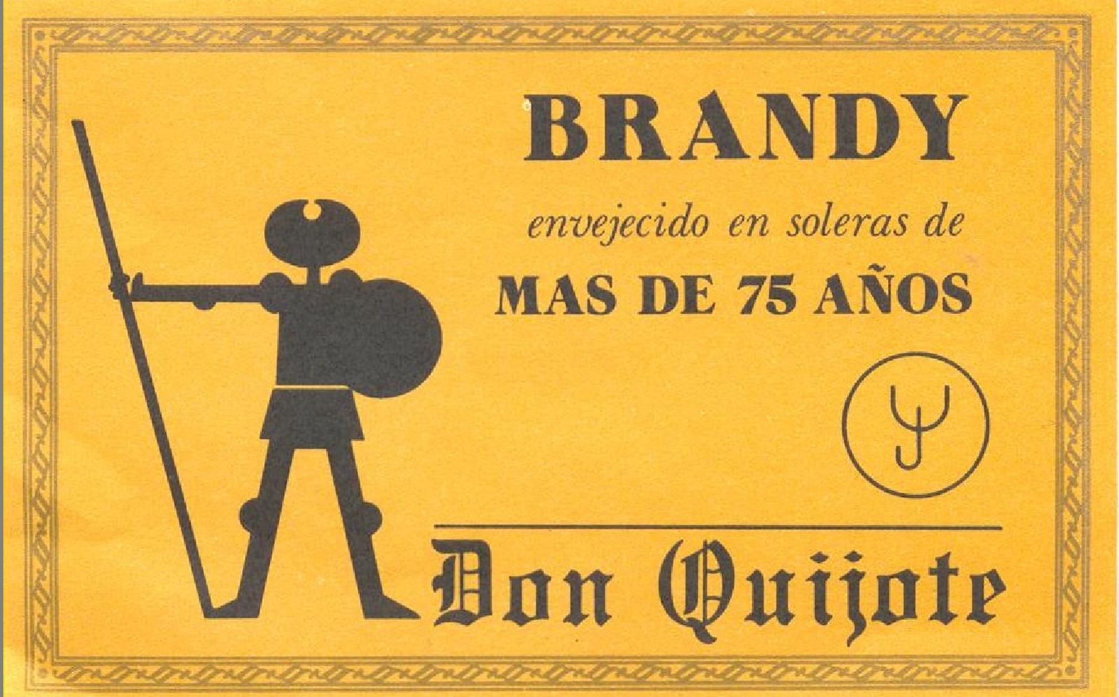 Valdespino y su brandy Don Quijote.