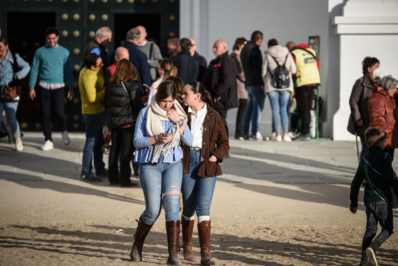 Imágenes del ambiente en la Aldea de El Rocío el domingo 26 de febrero