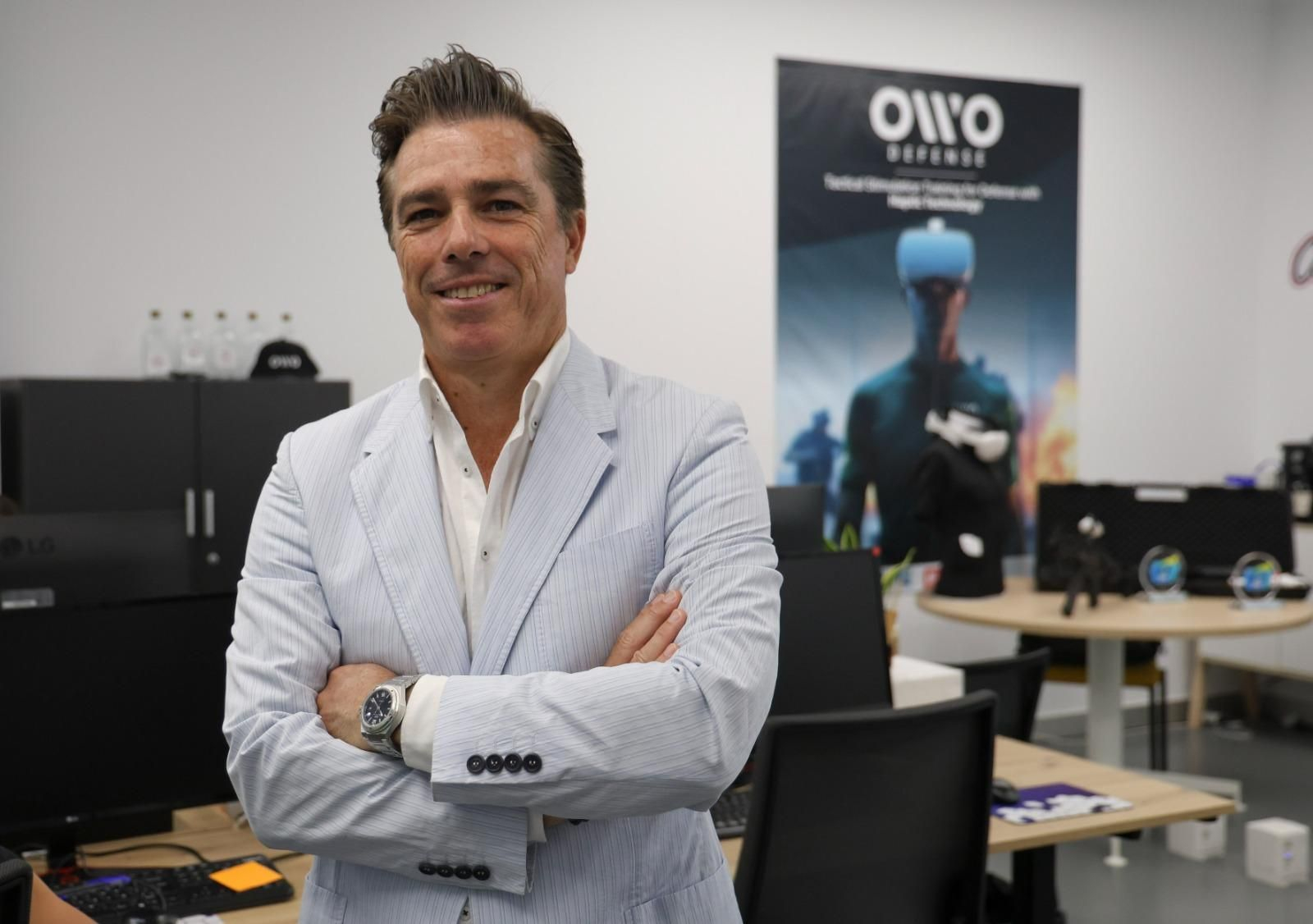 Fuertes, en el espacio de OWO en el Polo. Fuertes, en el espacio de OWO en el Polo.