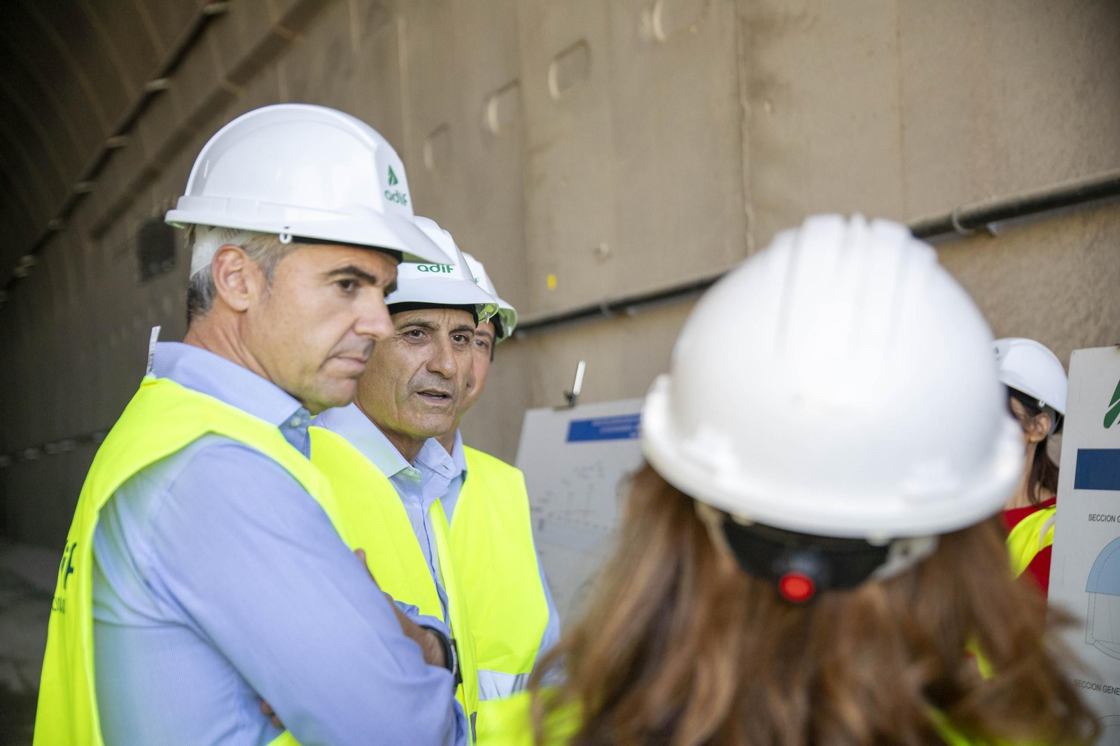 Así avanzan las obras del túnel de Viator del Ave