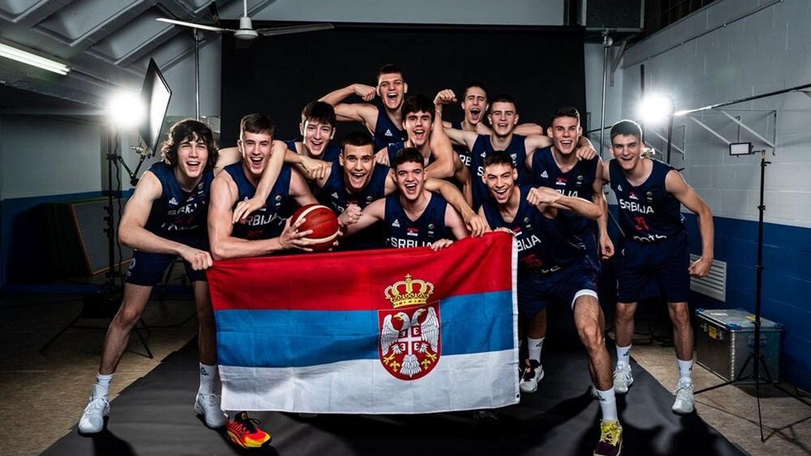 La selección de Serbia.