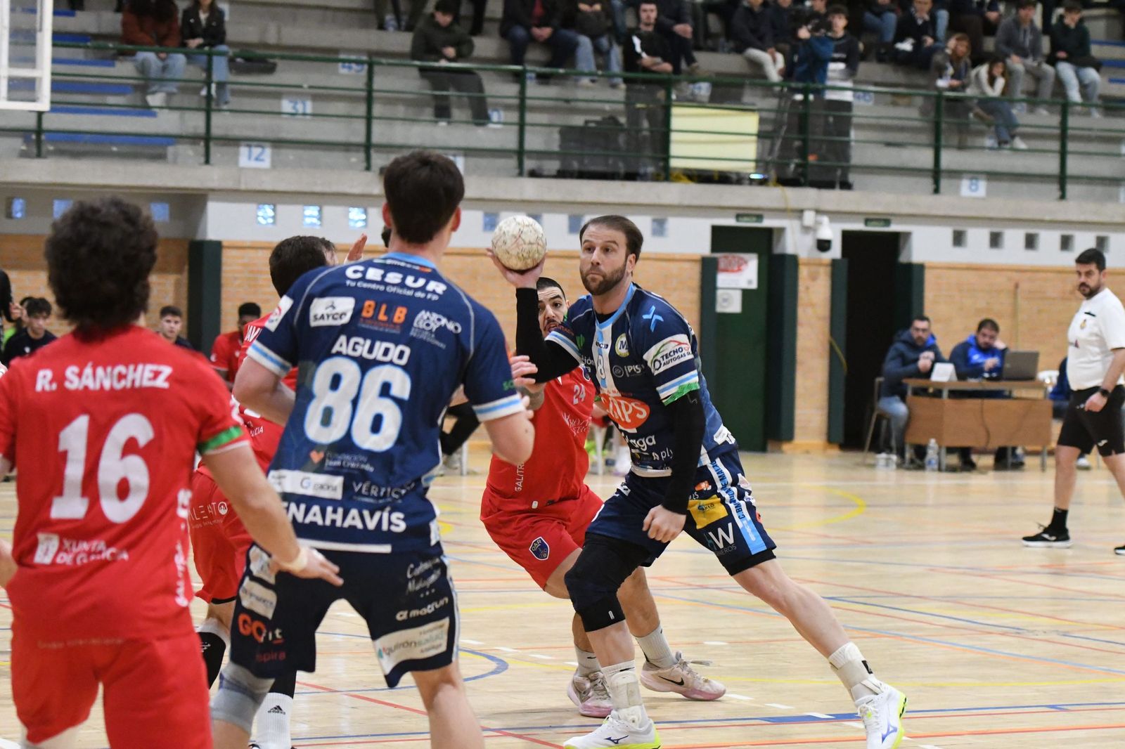 Nacho Moya, en acción.