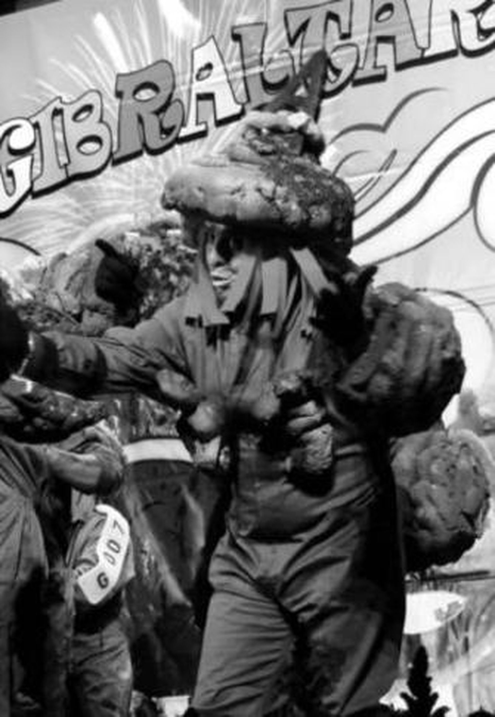 La chirigota 'Comparsa de Gibraltar',  primer premio el año pasado.