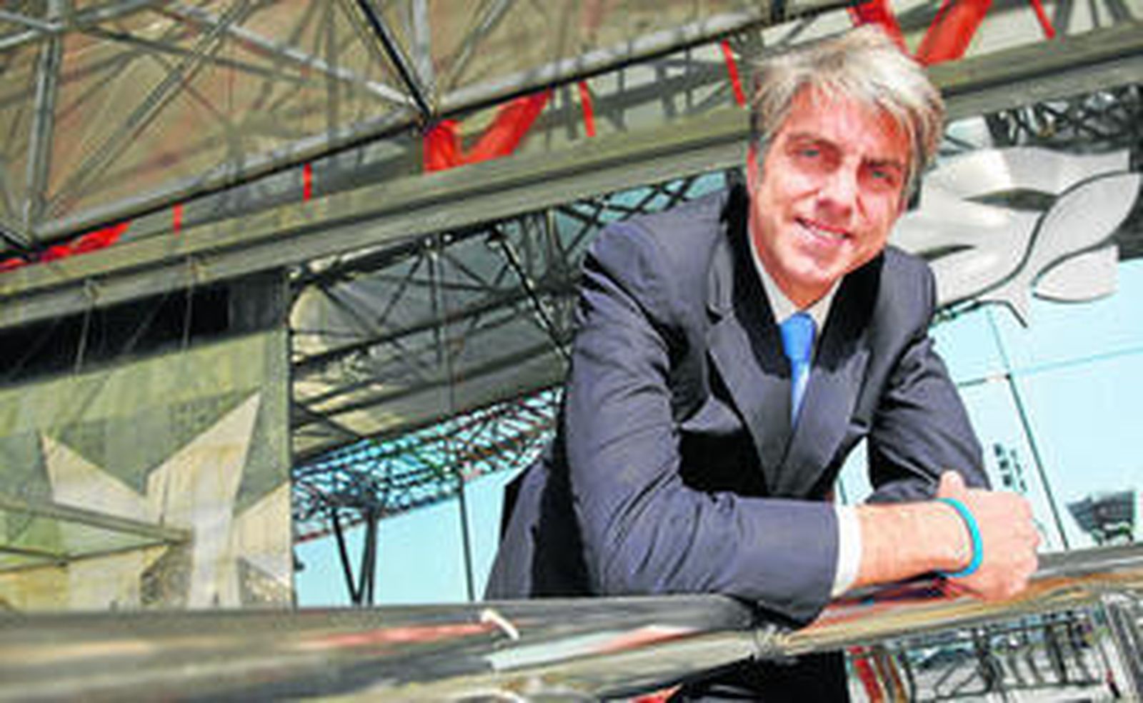 Rafael Fuentes posa momentos antes de esta entrevista en el exterior del Palacio de Ferias.