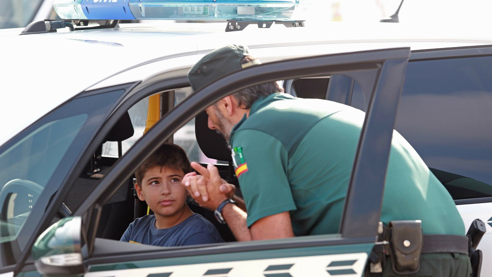 Exhibición de medios de la Guardia Civil en el Llano Amarillo