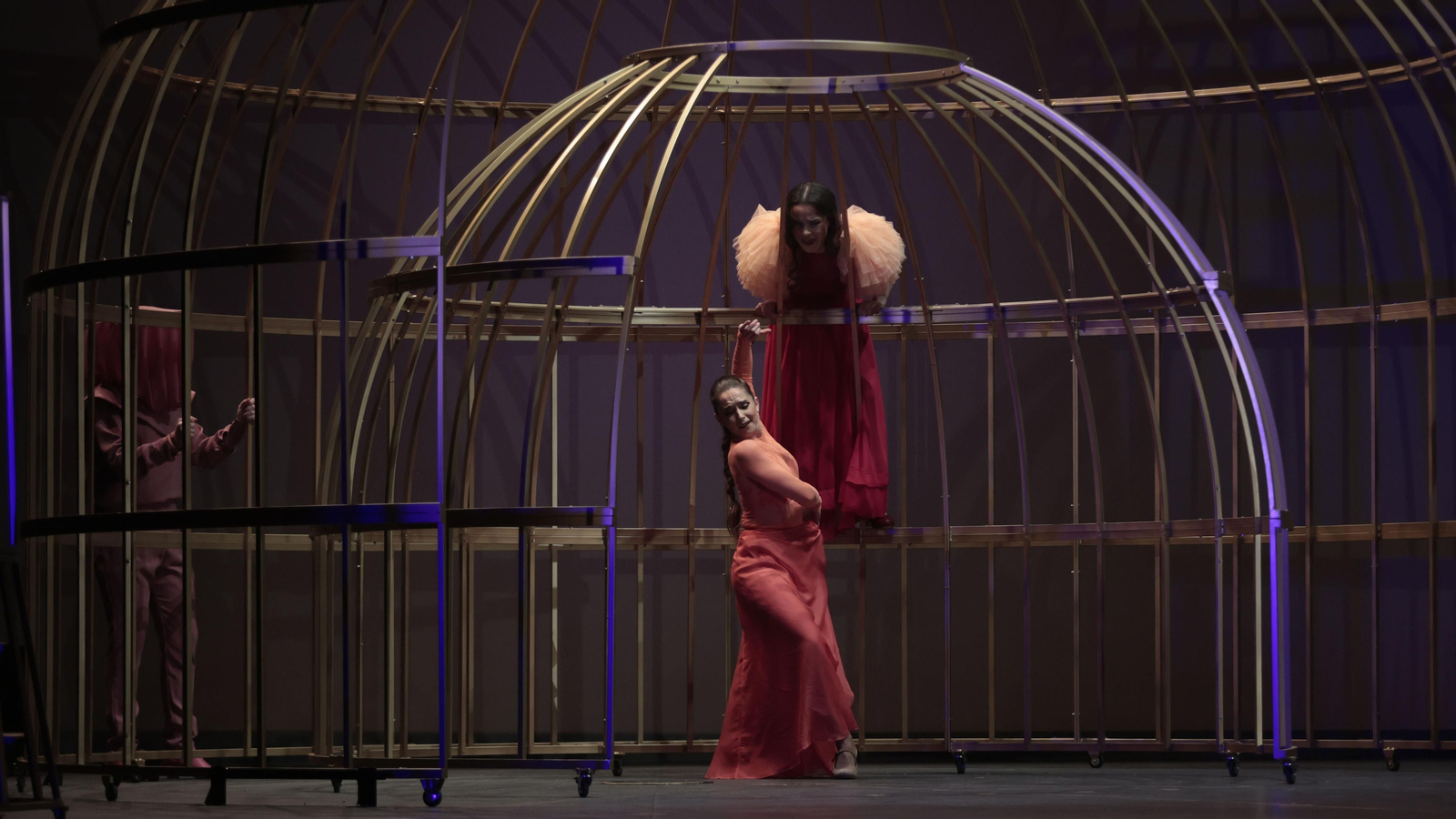 Las imágenes de la ópera "La Mujer Tigre"