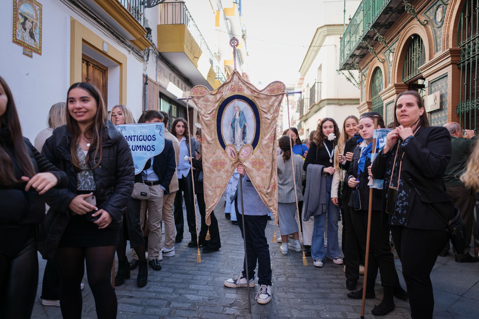 Las imágenes de la procesión de la Virgen Milagrosa de Triana