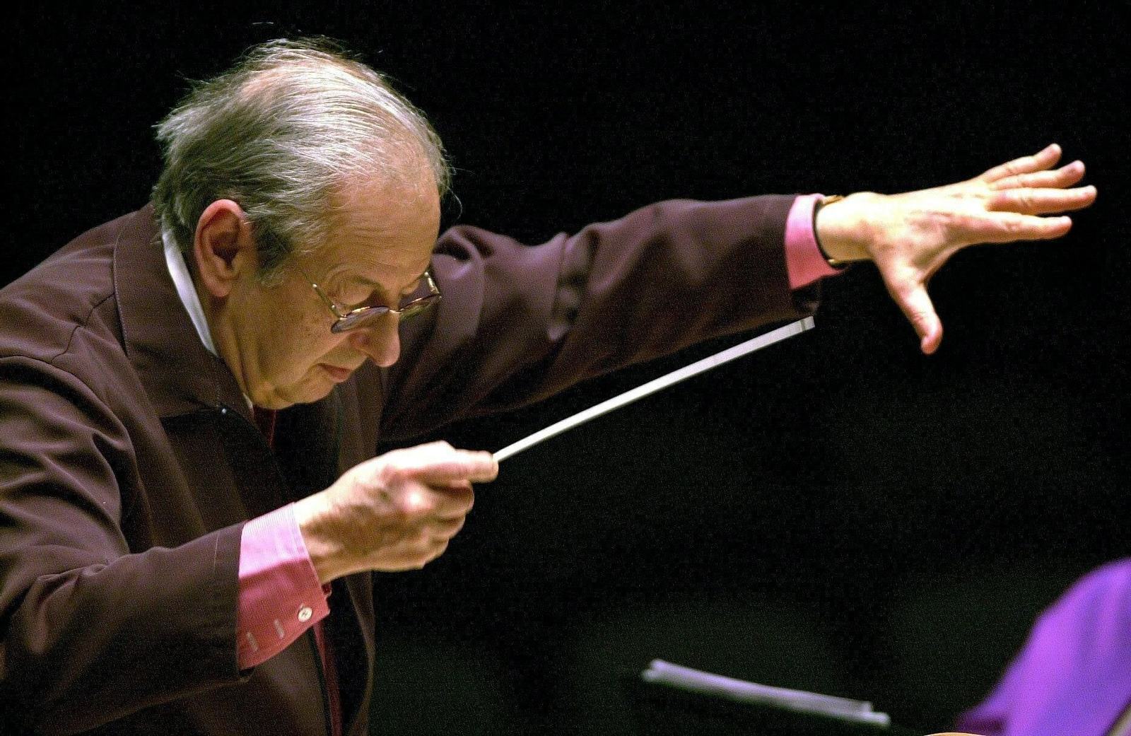 André Previn, en un concierto en Valencia en 2002.