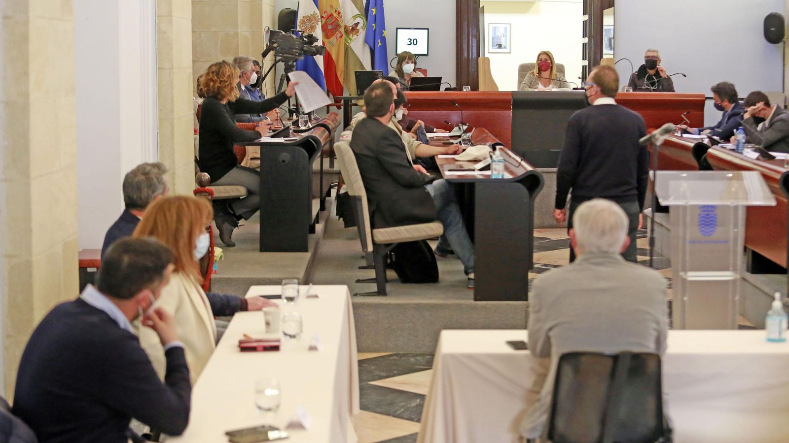 Una imagen del pleno celebrado este martes.