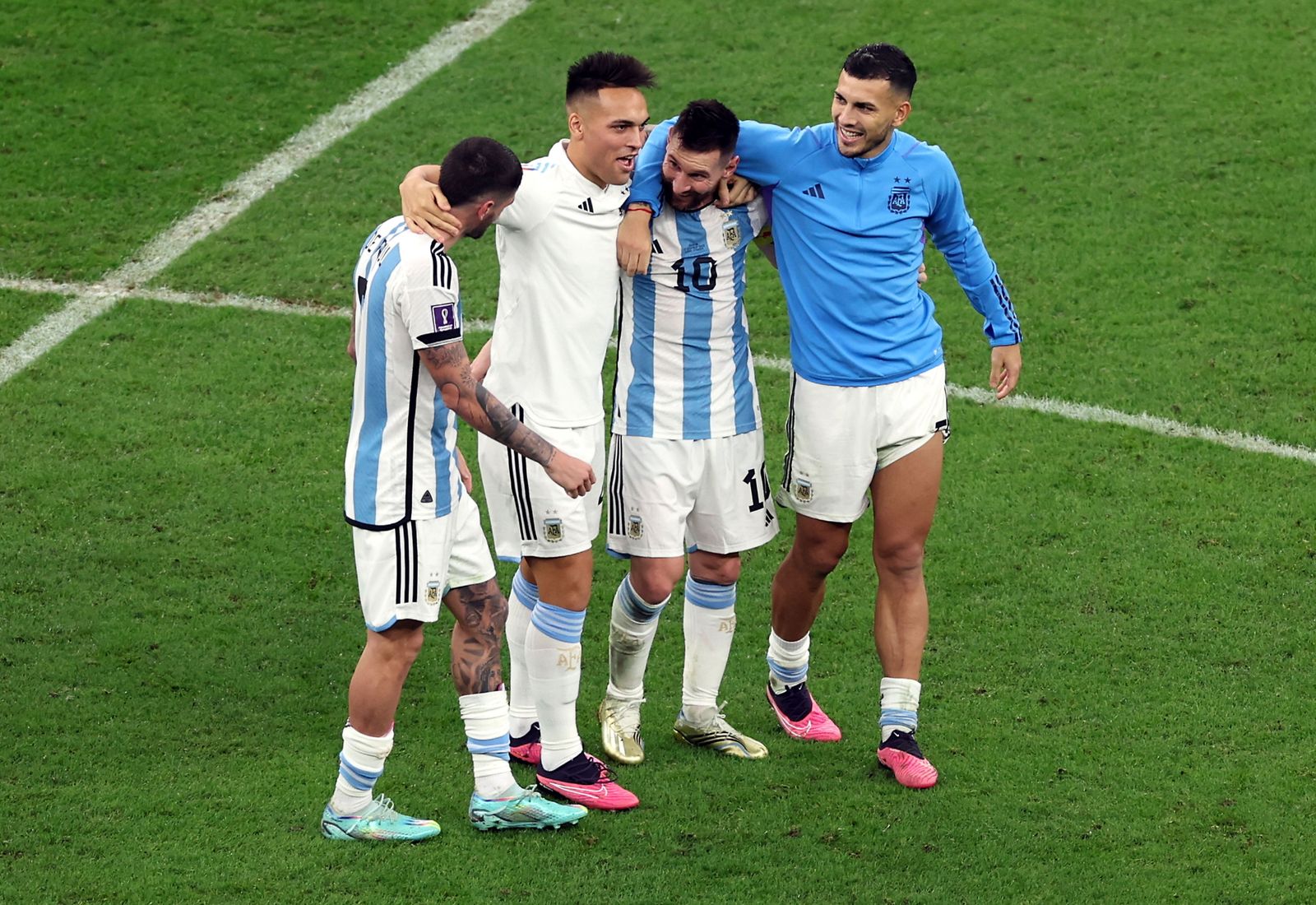 Las fotos de Messi contra Croacia