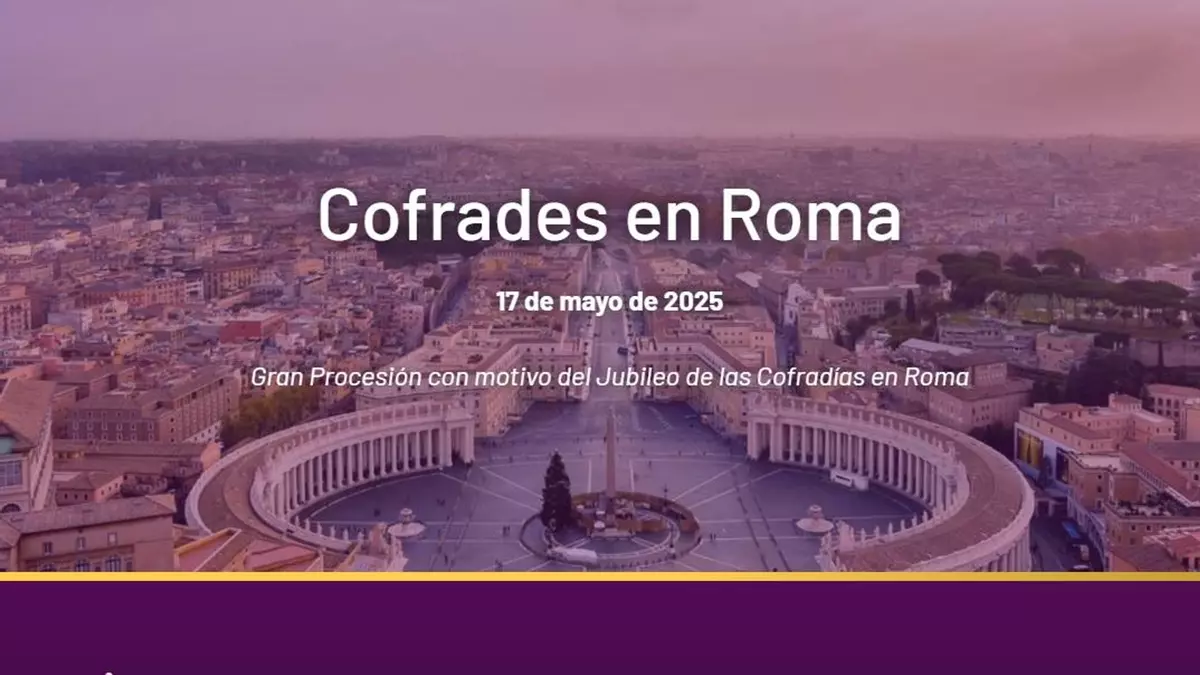 La Gran Procesión de Cofradías en Roma ya cuenta con página web oficial para el Jubileo 2025