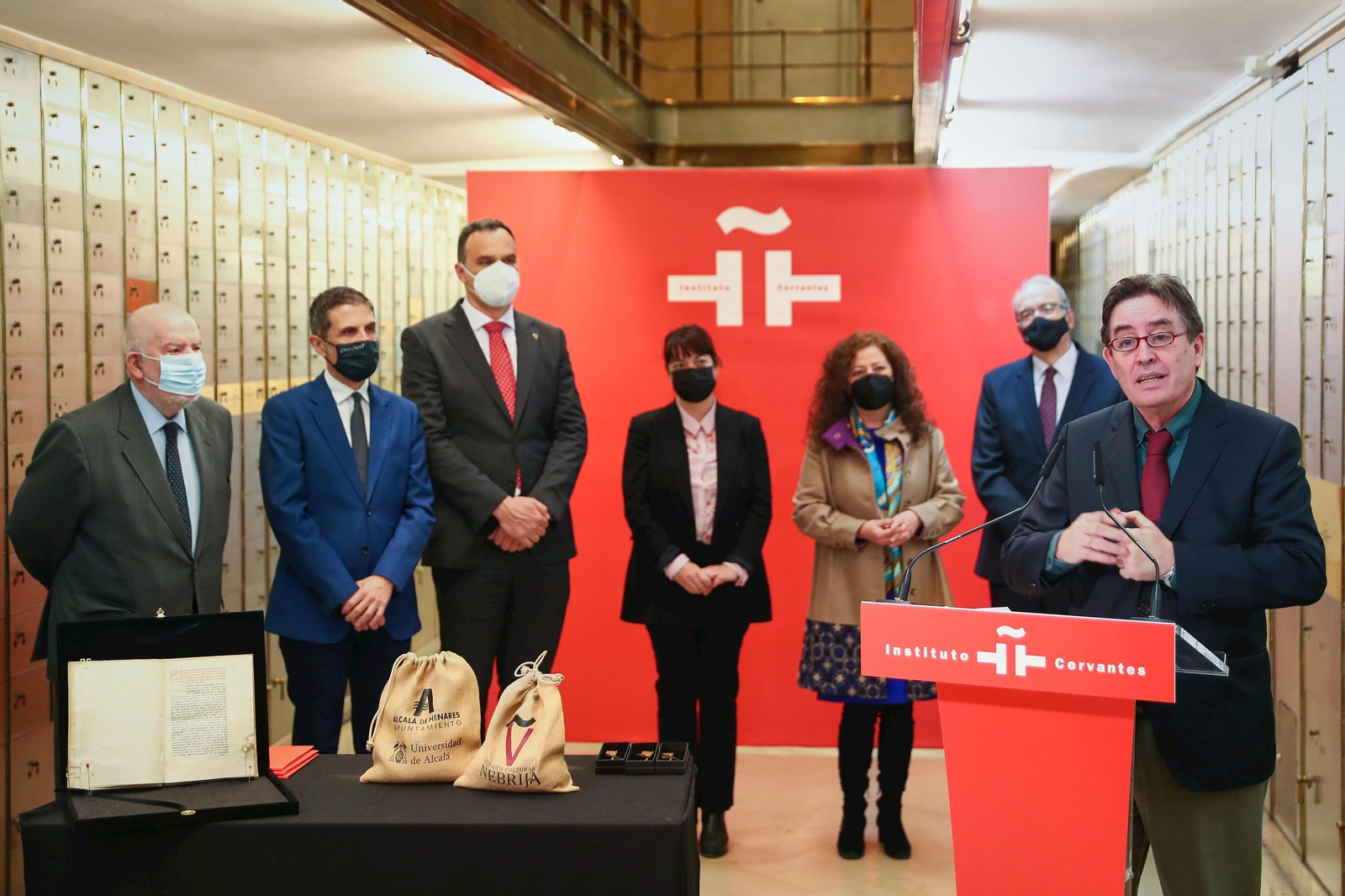 Luis García Montero, director del Instituto Cervantes, durante su intervención.