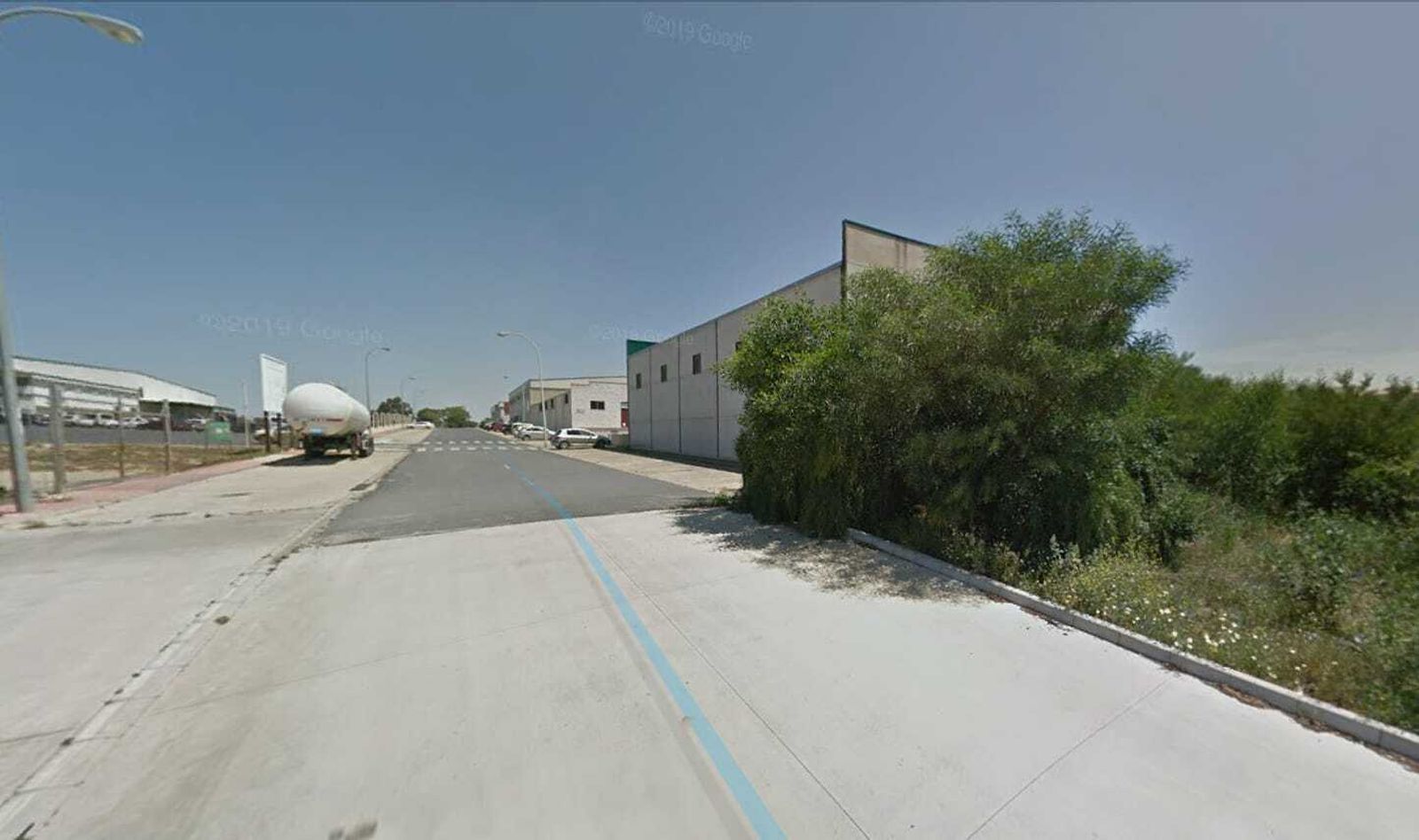 Polígono industrial en Bonares.