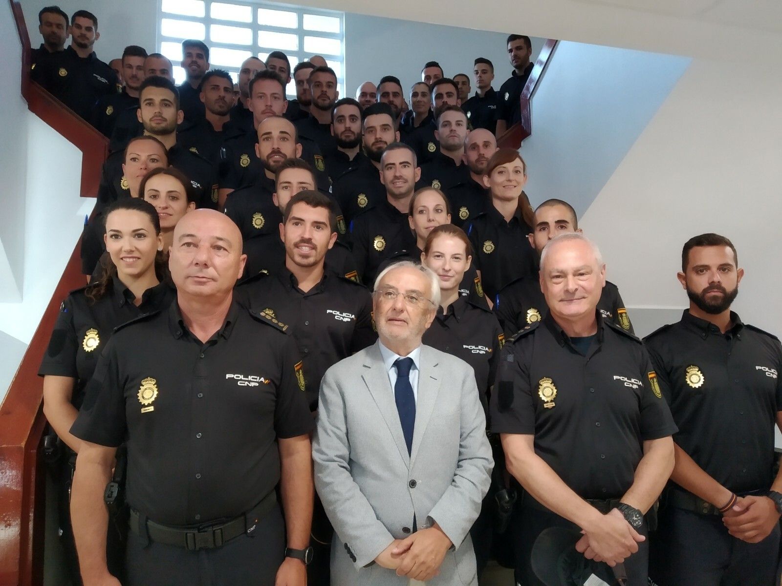 Un total de 45 alumnos en prácticas se incorporan este verano a la Comisaría de Almería.