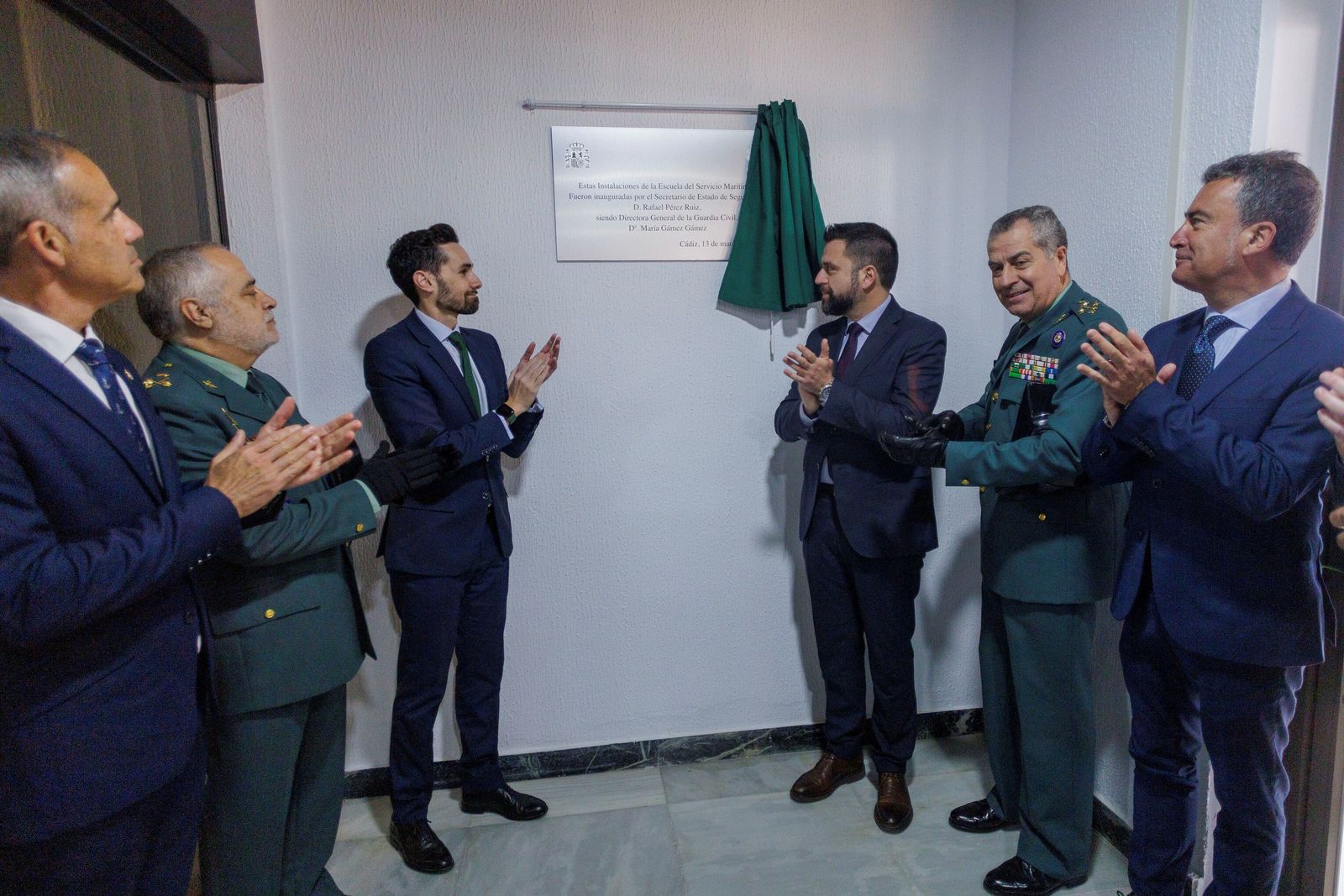 Inauguración de la Escuela de Servicio Marítimo de la Guardia Civil.