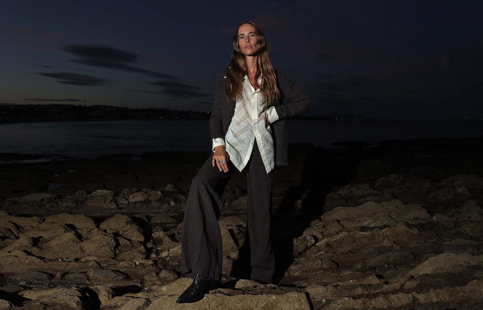 Fotos de Brisa Fenoy en la zona de Getares en Algeciras