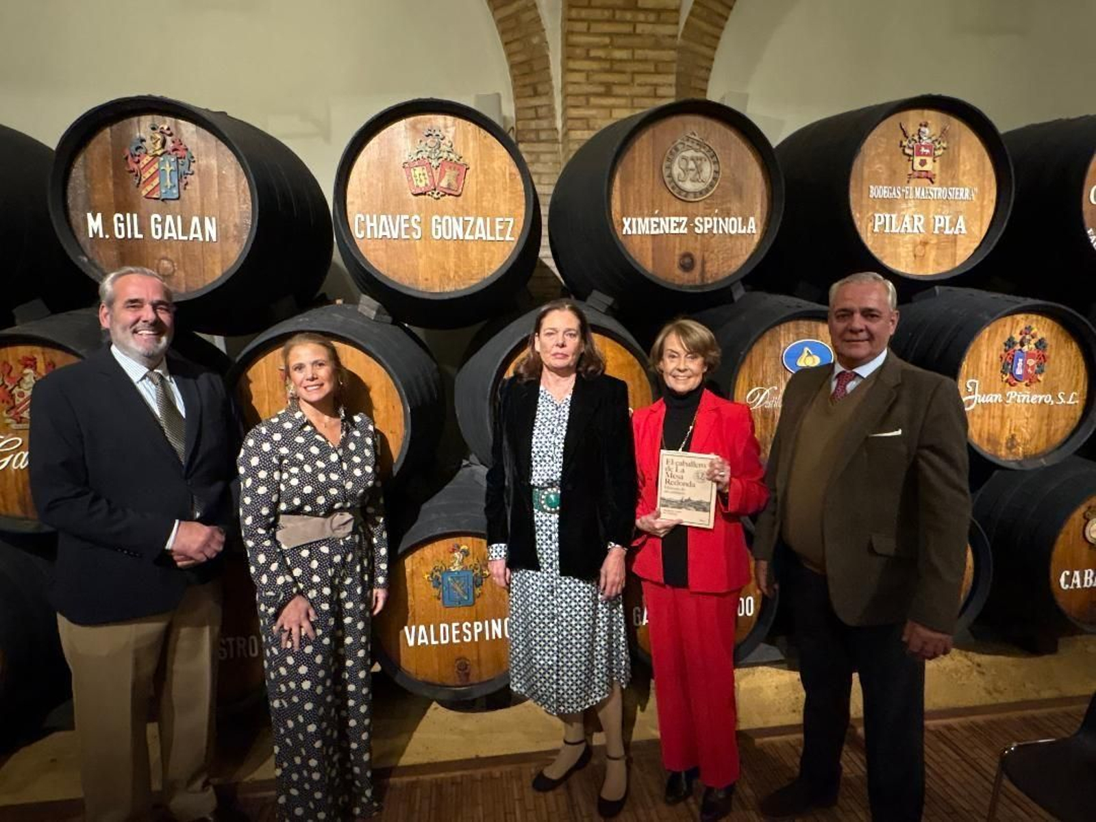 Margarita López de Carrizosa posa con sus hijos Pablo,  Sofía, Blanca y José Romero-Valdespino López de Carrizosa.