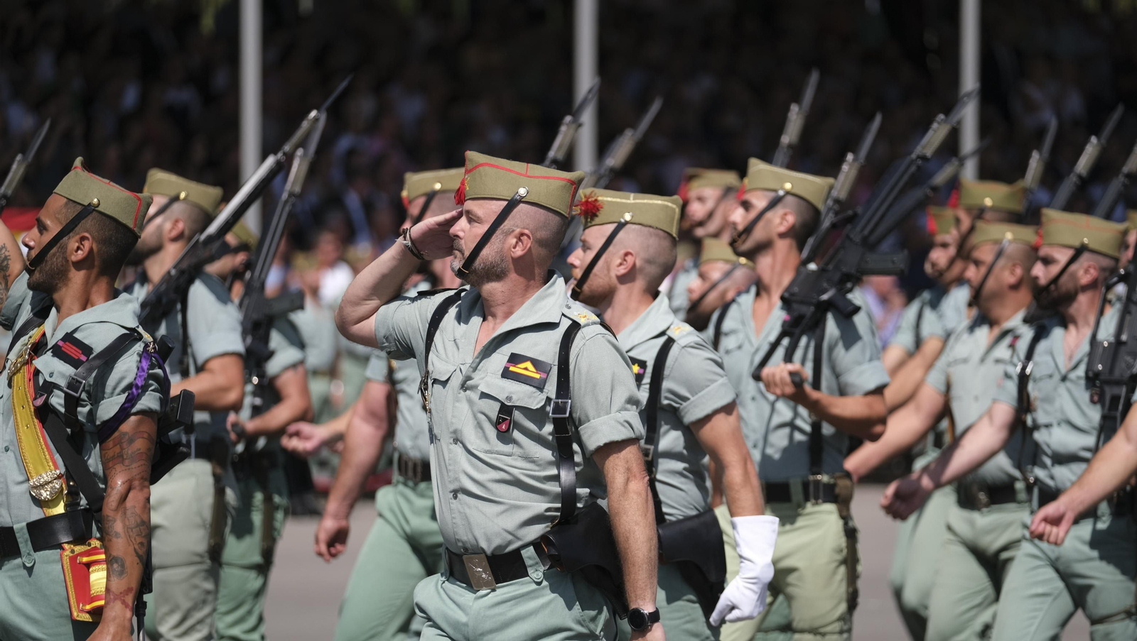 Imágenes del 102 aniversario de La Legión en Almería