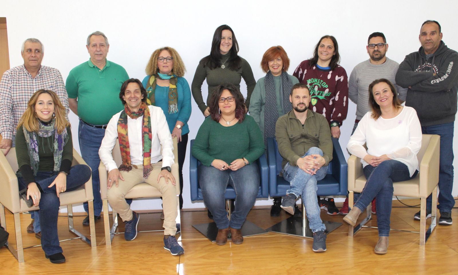 Los candidatos a constituir la lista electoral de Levantemos en las municipales.