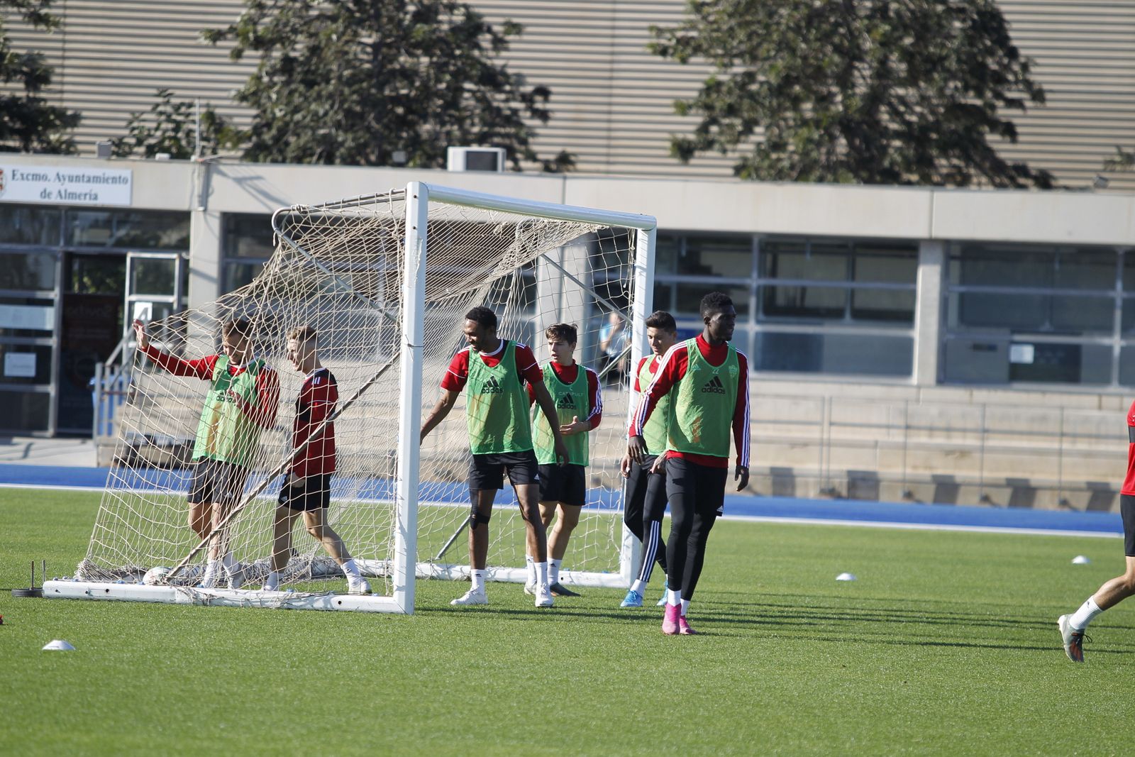 Fotogalería del entrenamiento del Almería previa al partido ante el Numancia