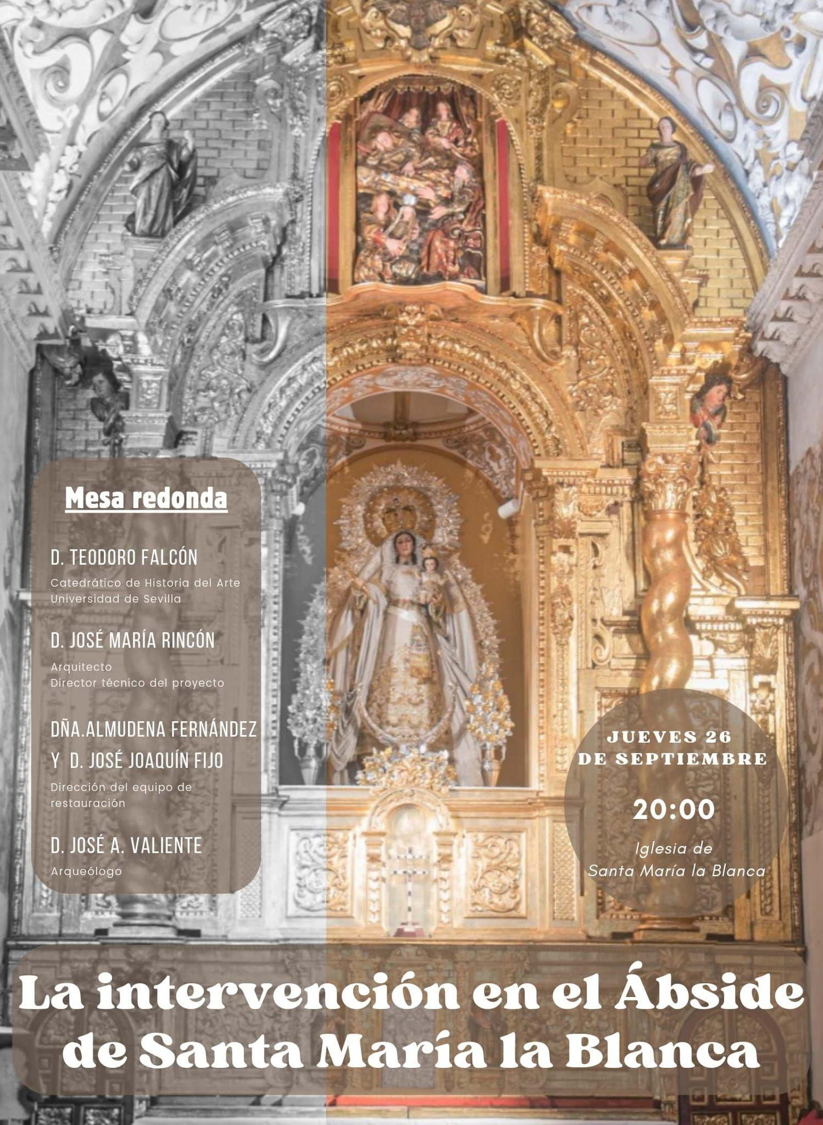 Cartel de la conferencia a celebrar este jueves