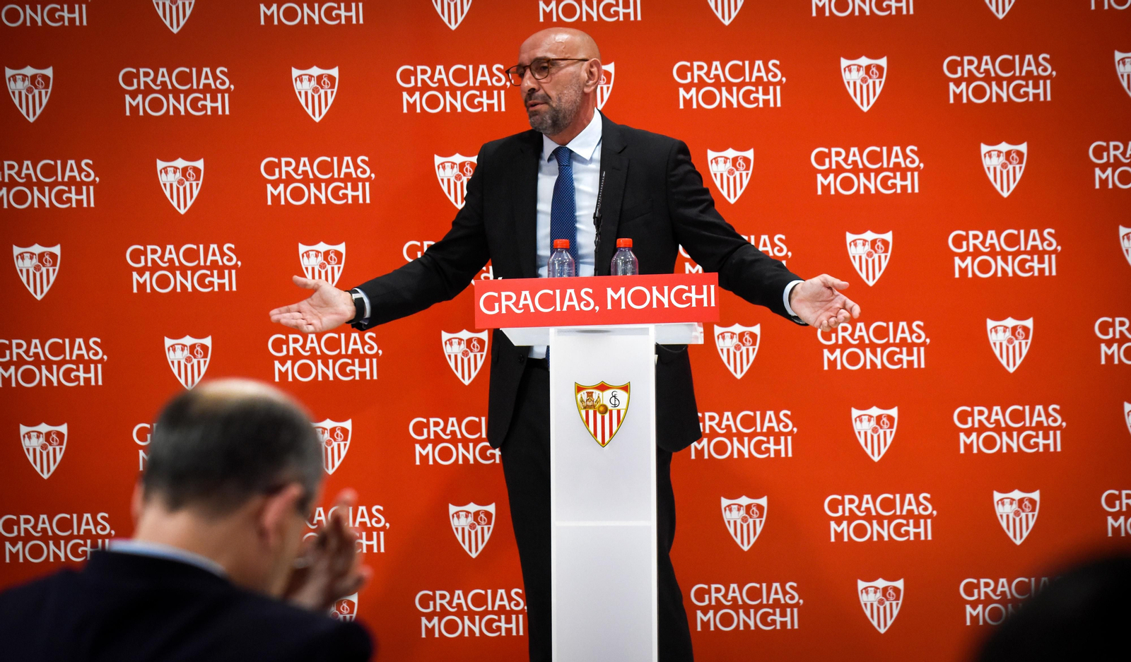 La despedida de Monchi, en imágenes