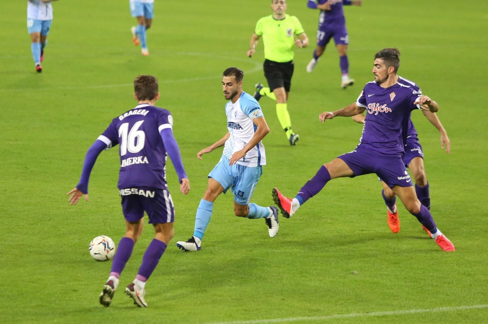 Las fotos del Málaga - Sporting de Gijón